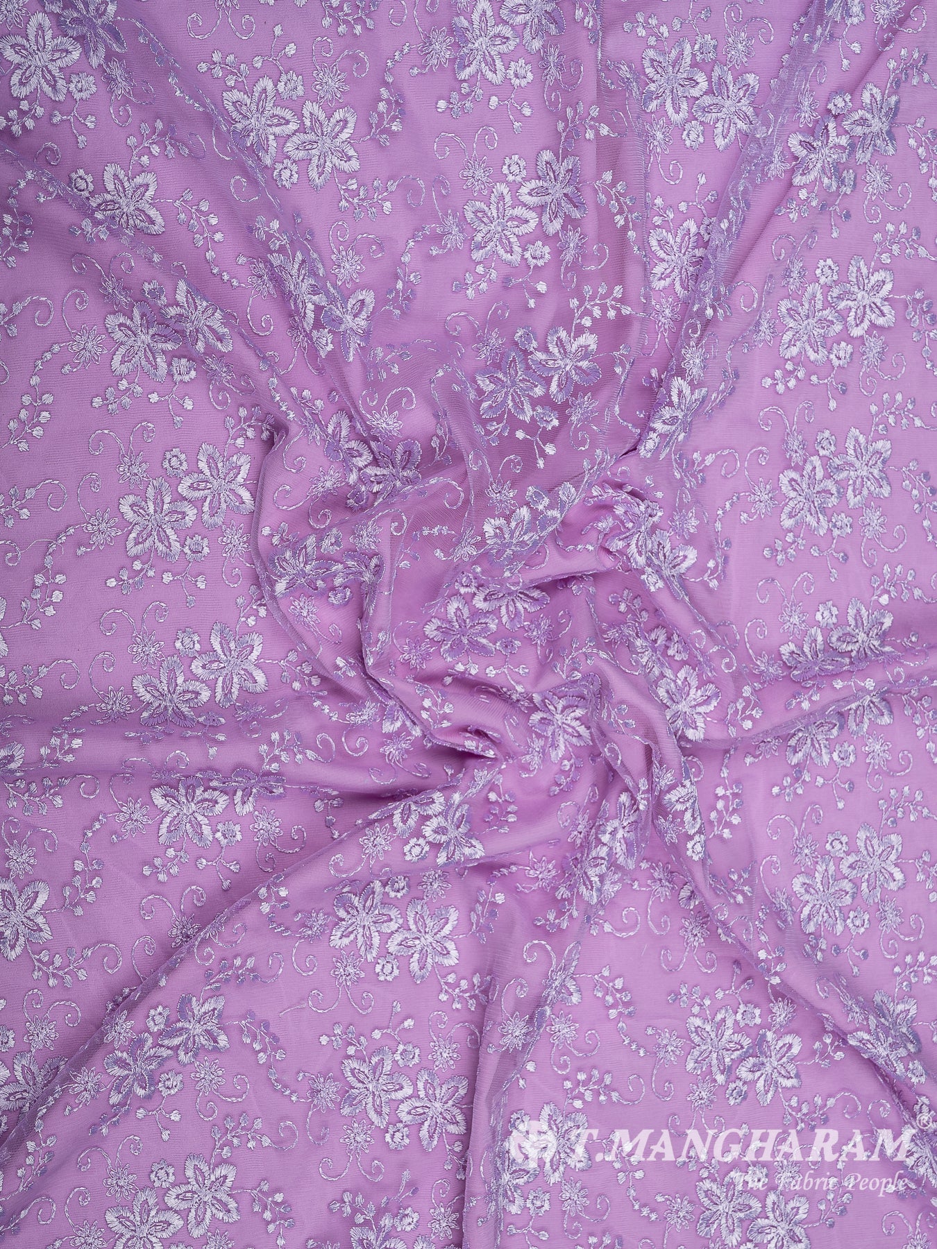 Violet Fancy Net Fabric - EB5808 view-4