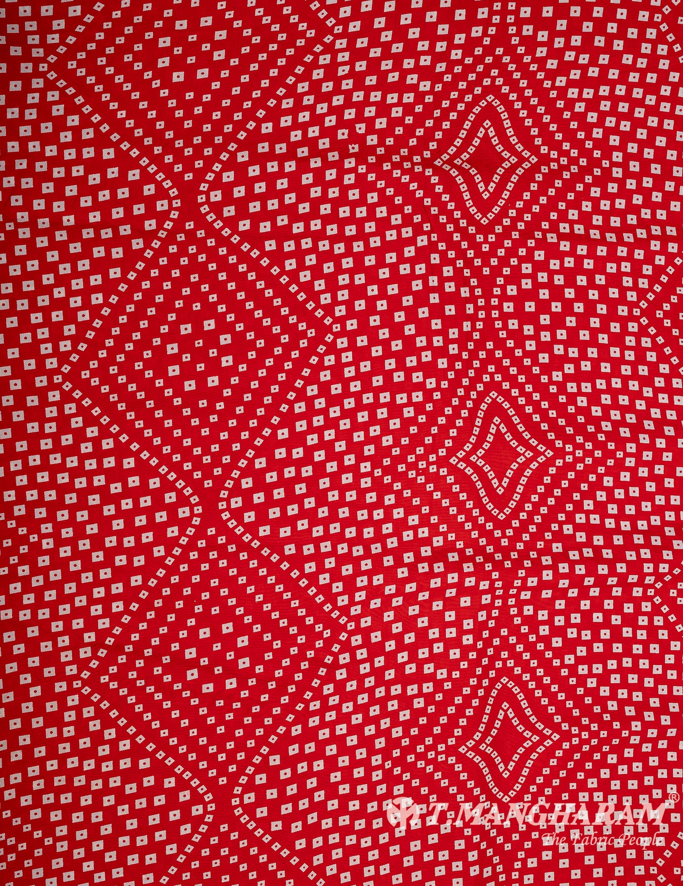 Red Crepe Fabric - EC9868 view-3