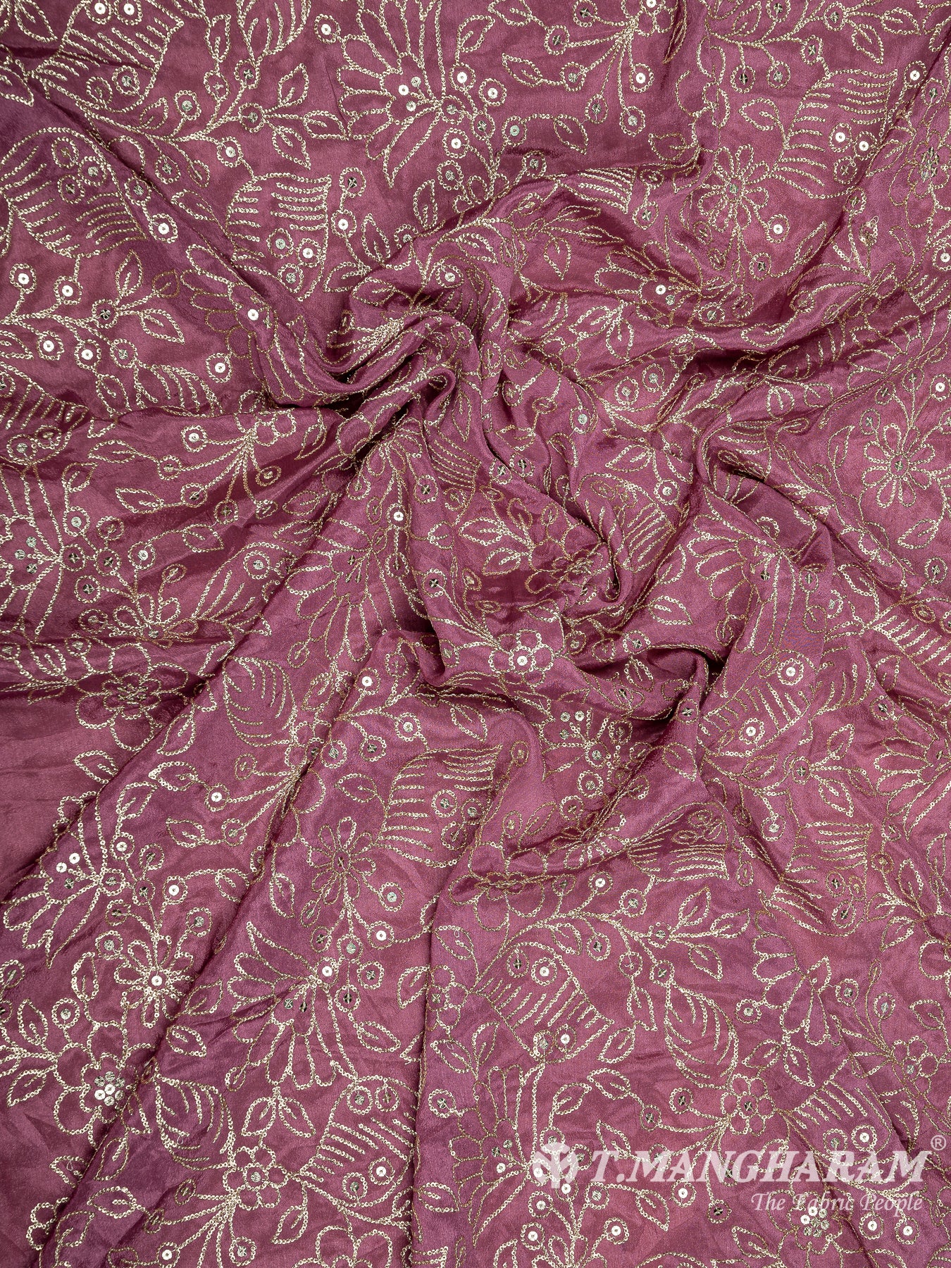 Pink Chinnon Silk Fabric - EC8293 view-4