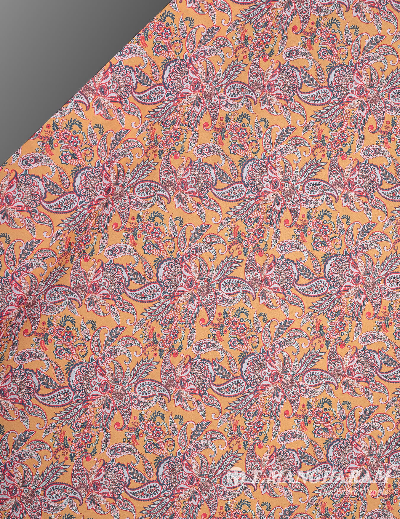 Peach Georgette Fabric - EC9798 view-2