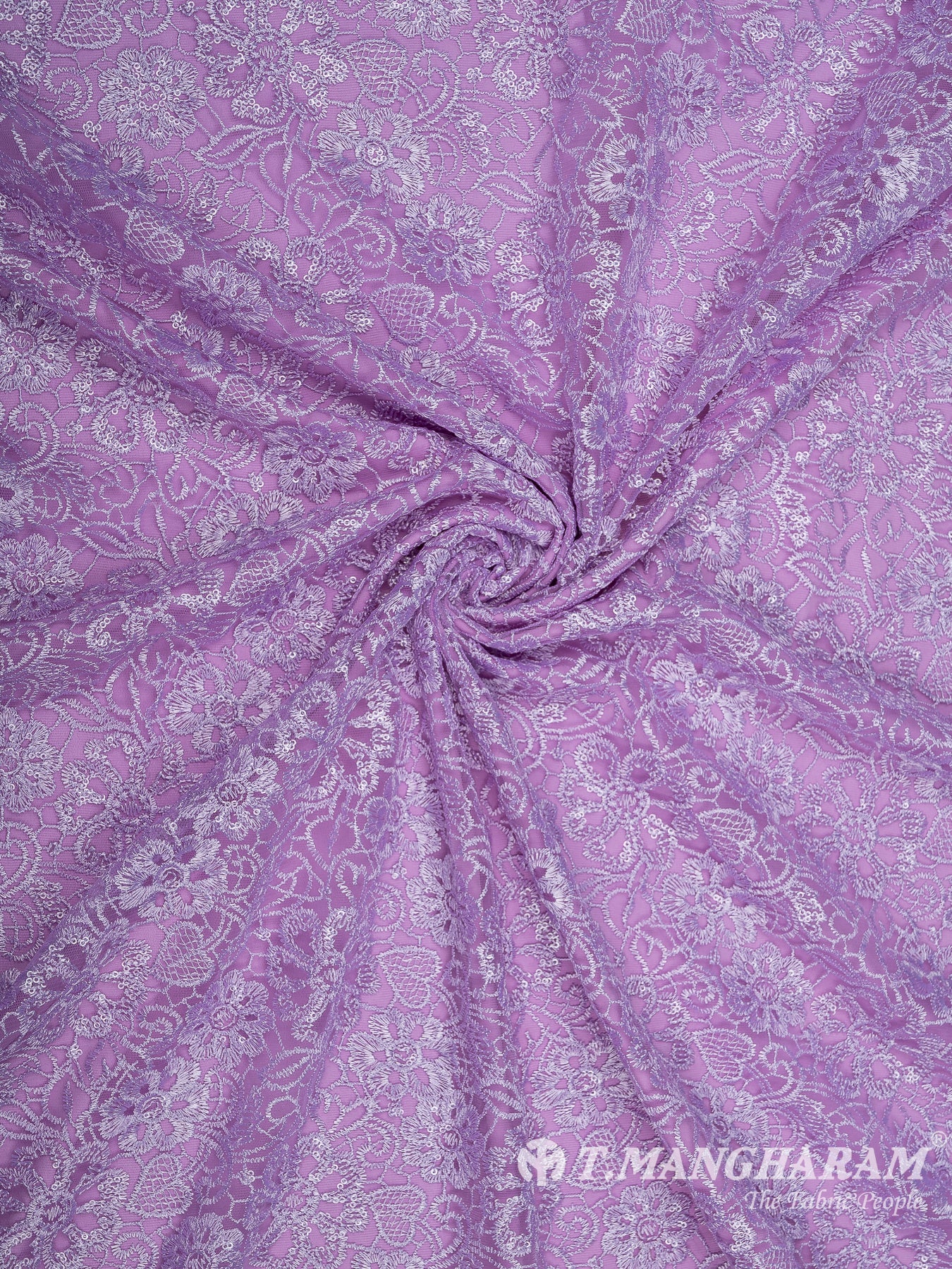 Violet Fancy Net Fabric - EB5798 view-1