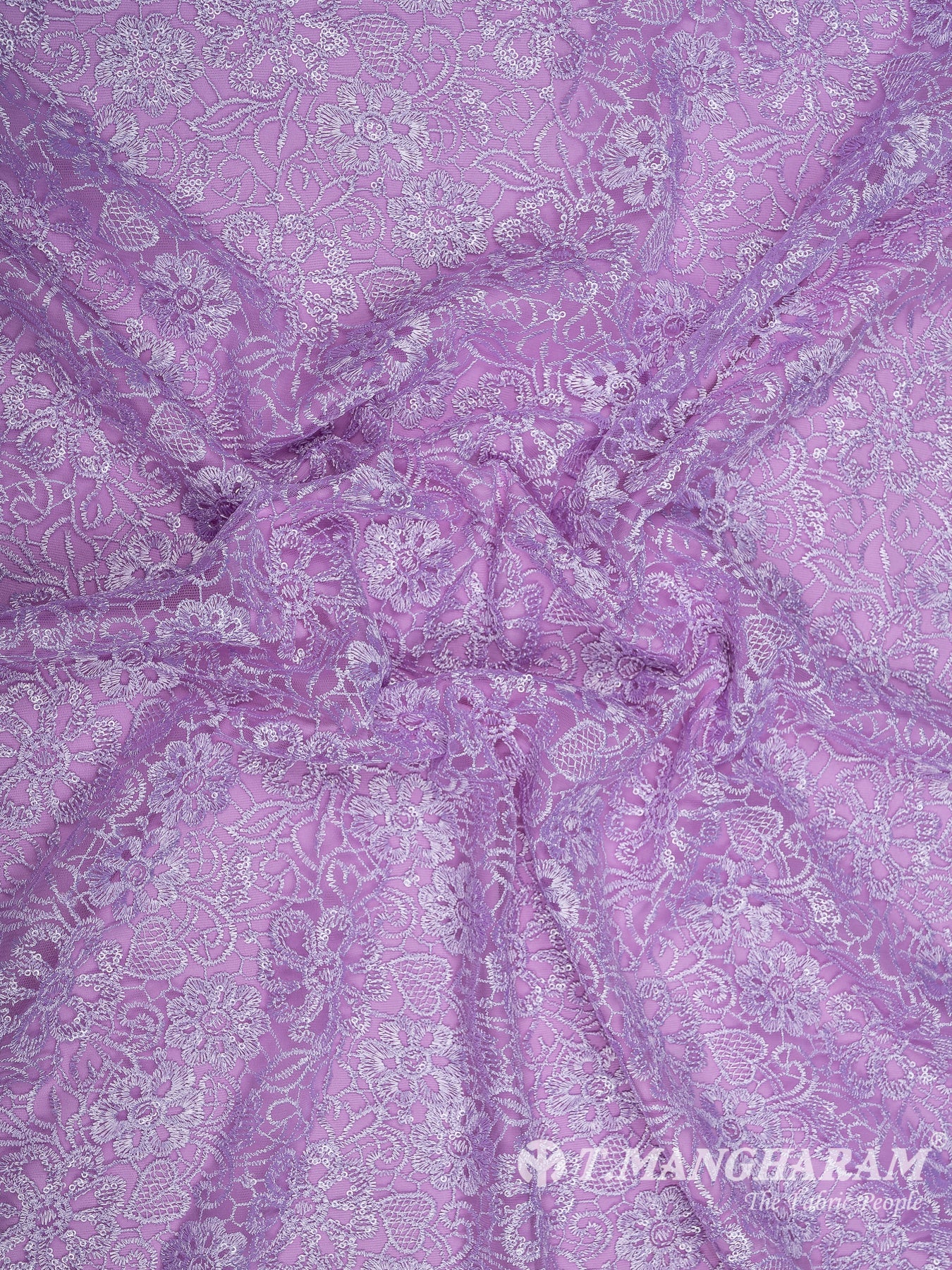 Violet Fancy Net Fabric - EB5798 view-4