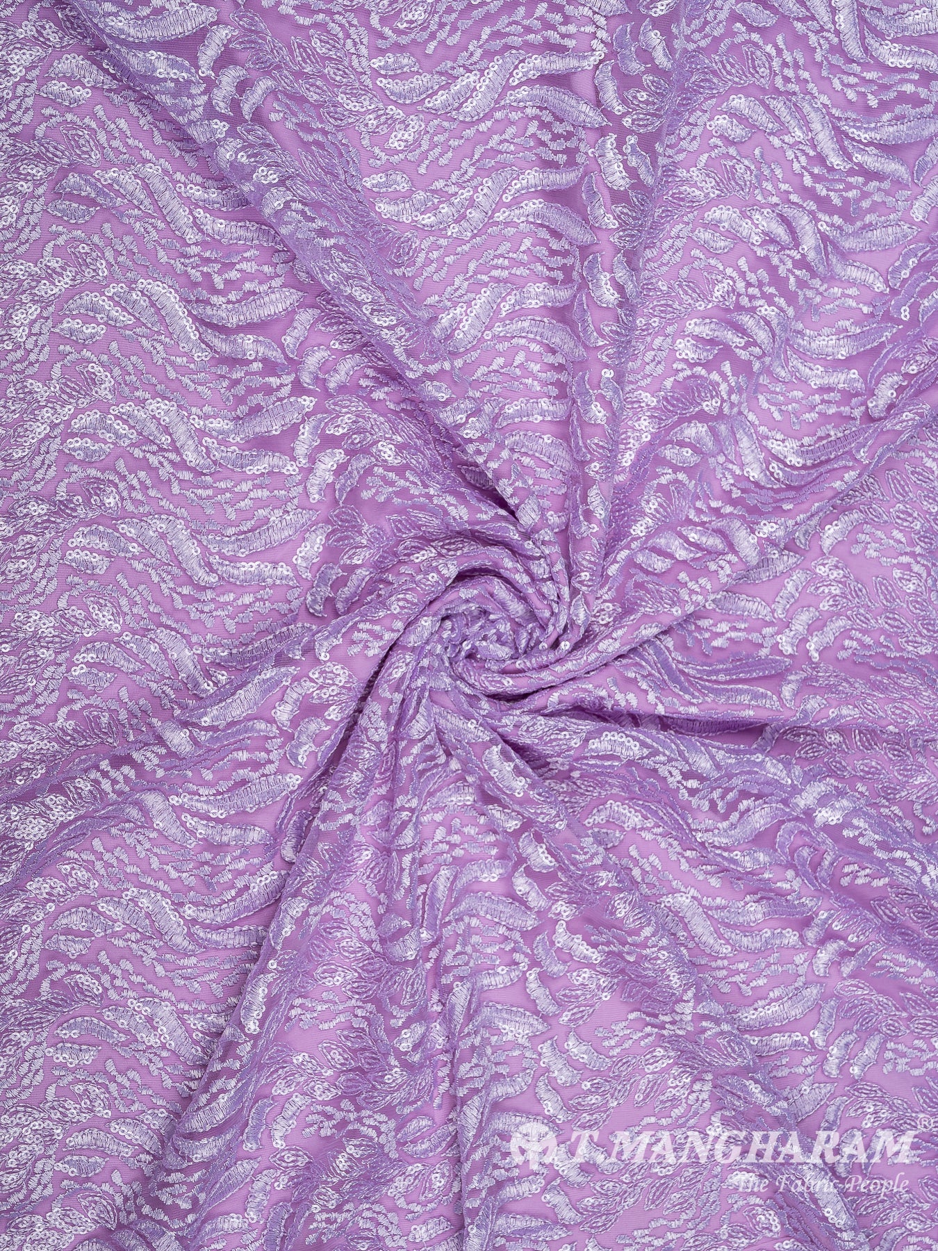 Violet Fancy Net Fabric - EB5804 view-1