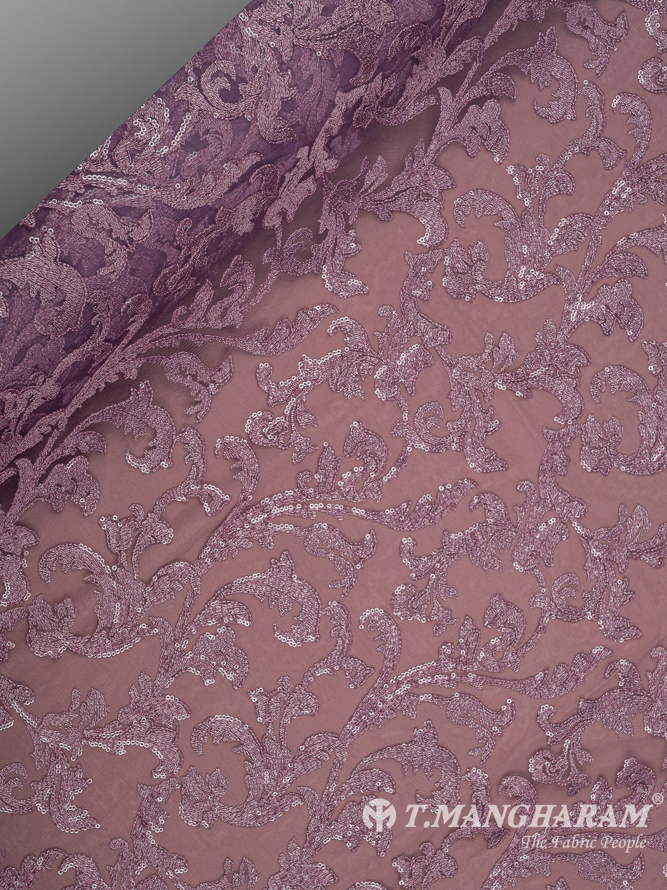 Violet Fancy Net Fabric - EC7972 view-2