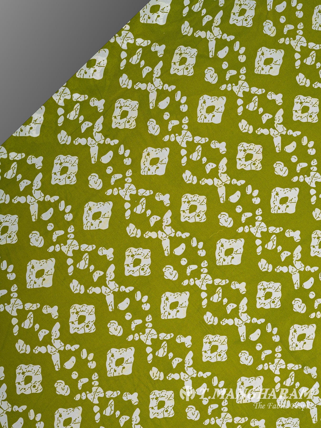 Green Crepe Fabric - EC9755 view-2