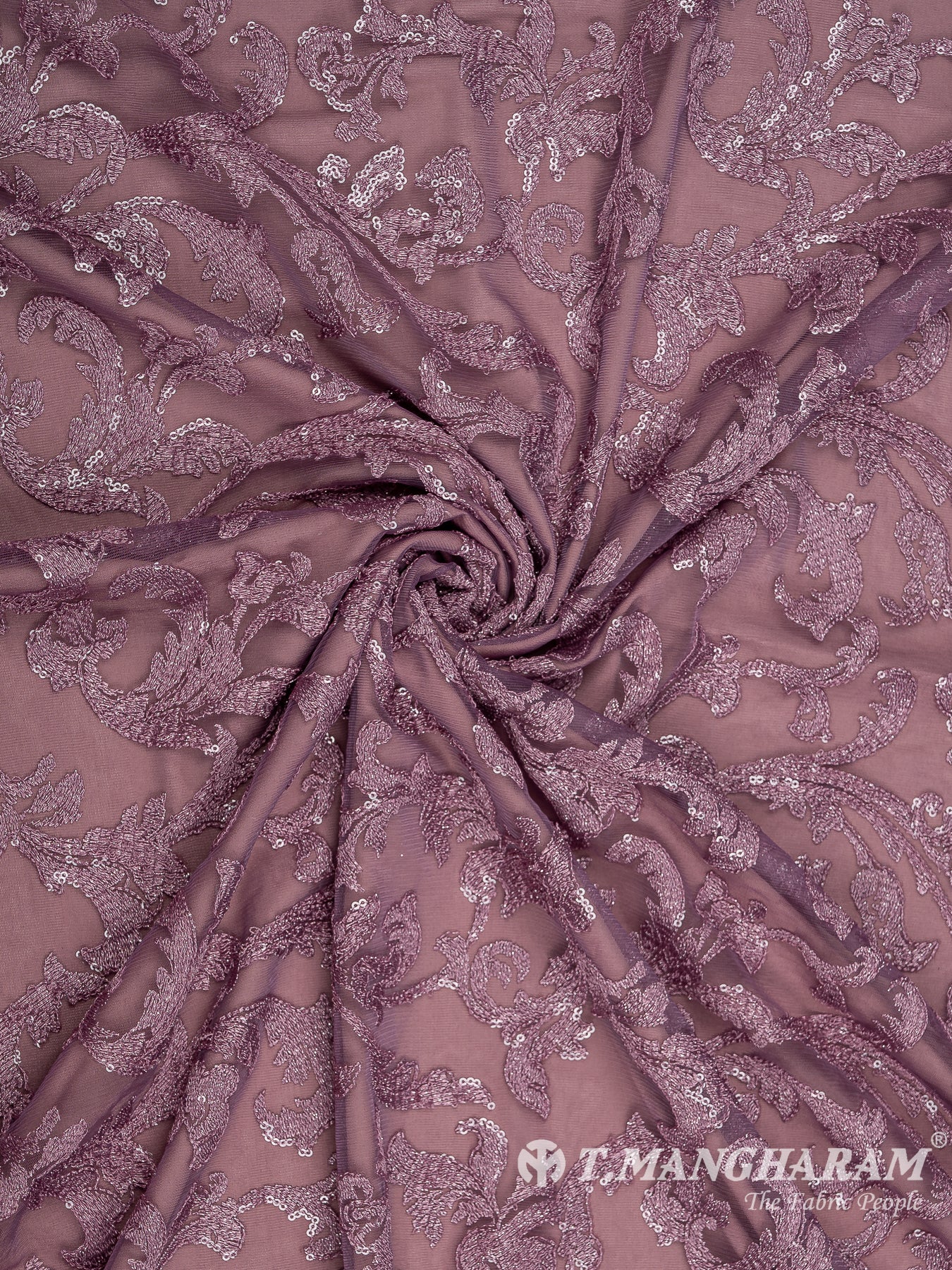 Violet Fancy Net Fabric - EC7972 view-1