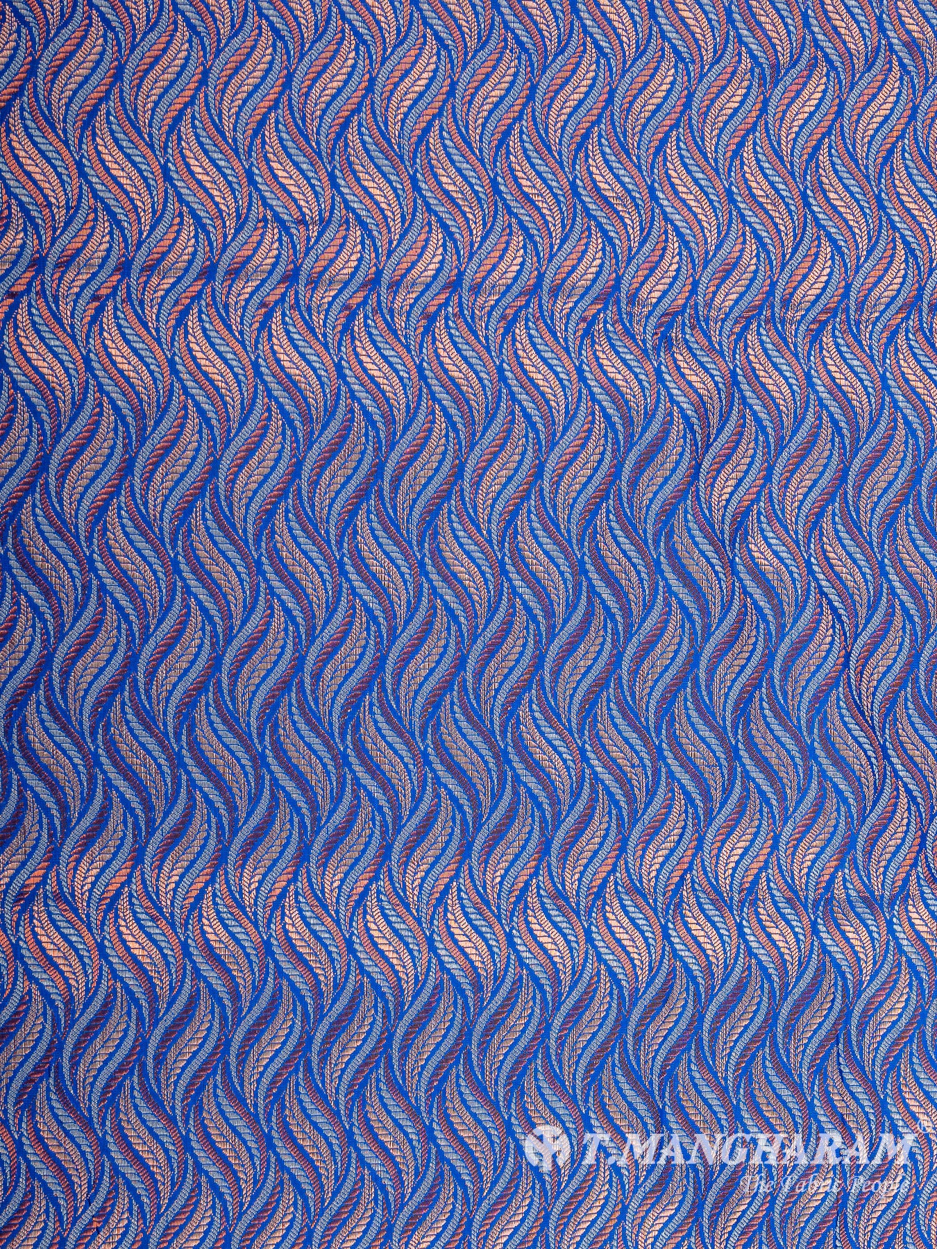 Multicolor Semi Banaras Fabric - EB6699 view-3