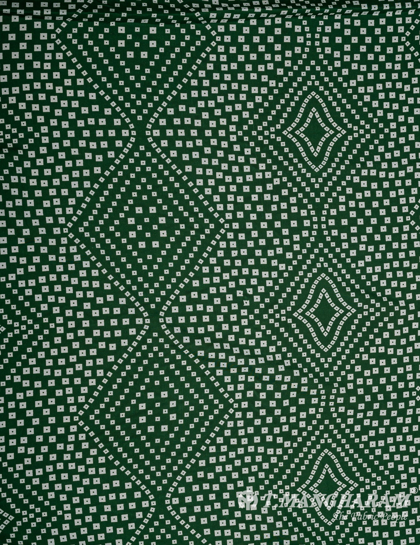 Green Crepe Fabric - EC9870 view-3