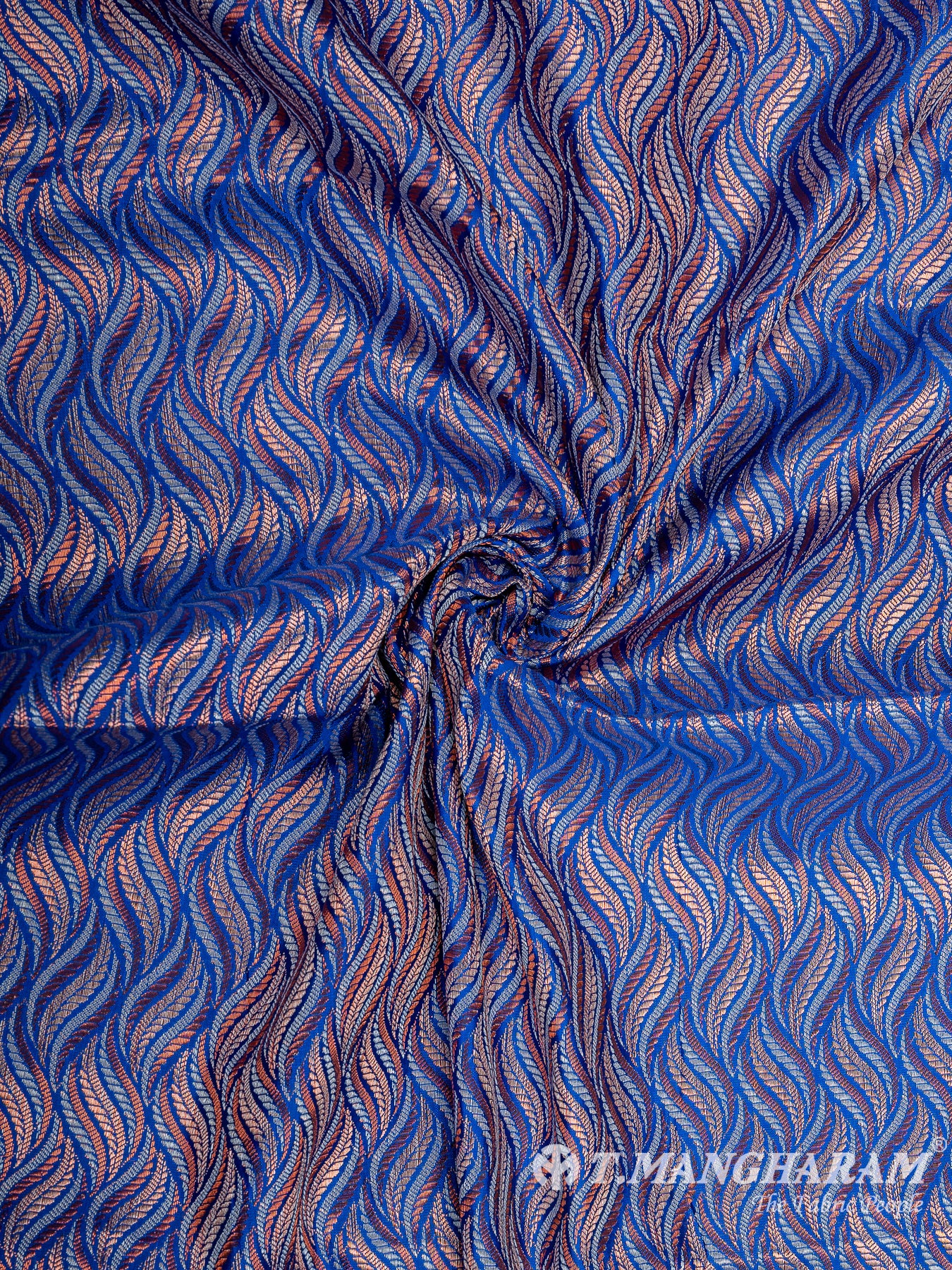 Multicolor Semi Banaras Fabric - EB6699 view-1