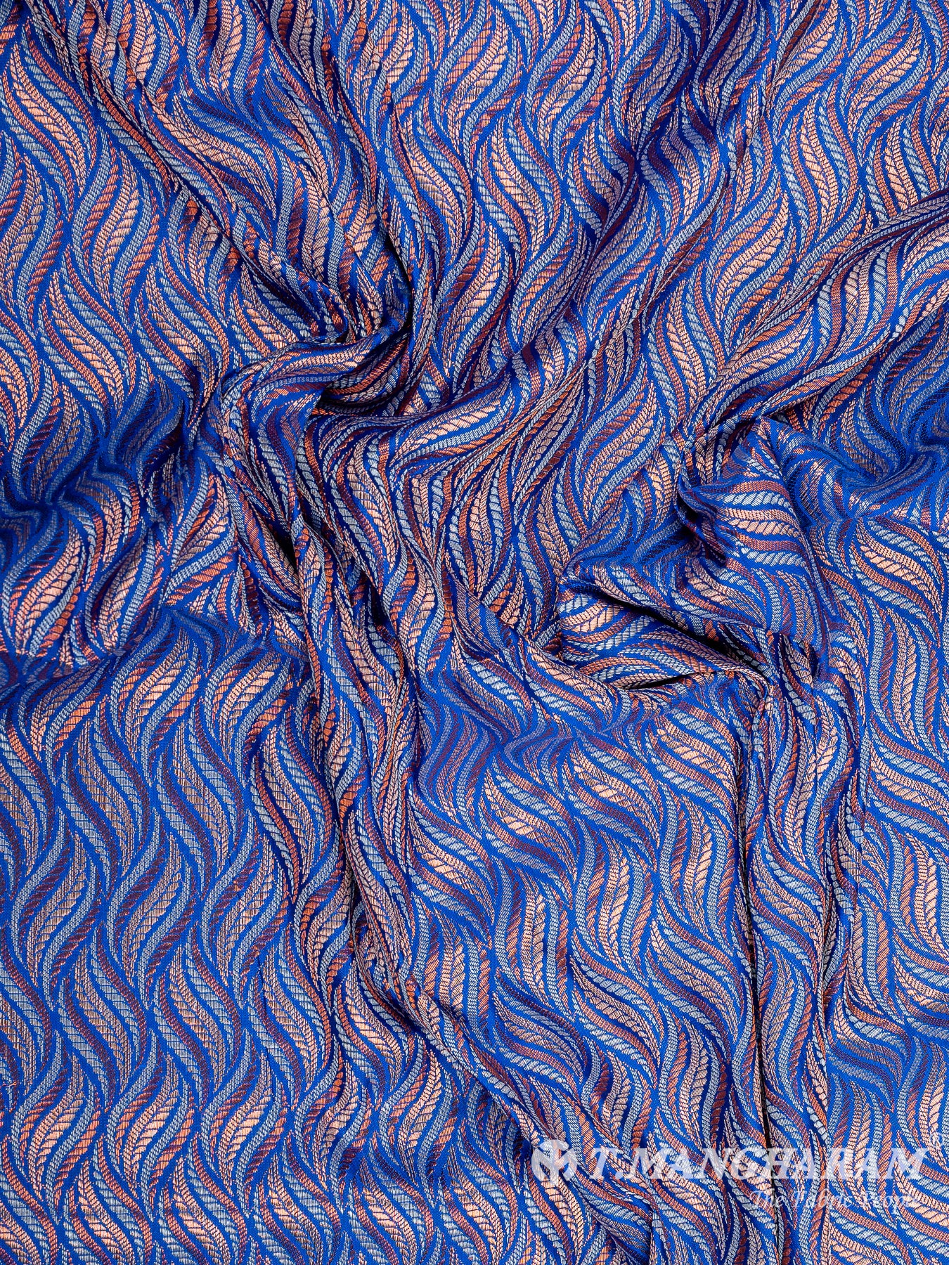 Multicolor Semi Banaras Fabric - EB6699 view-4