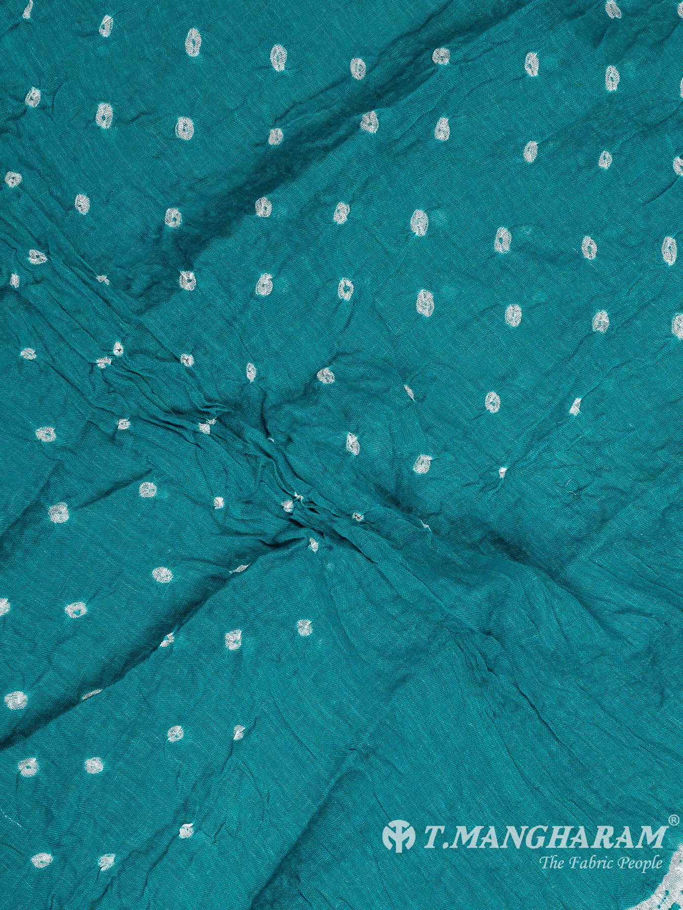 Sea Blue Cotton Chudidhar Fabric Set - EG1801 view-3