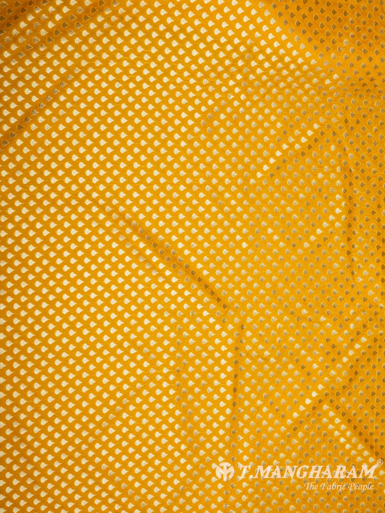 Yellow Banaras Fabric - EC9518 view-3