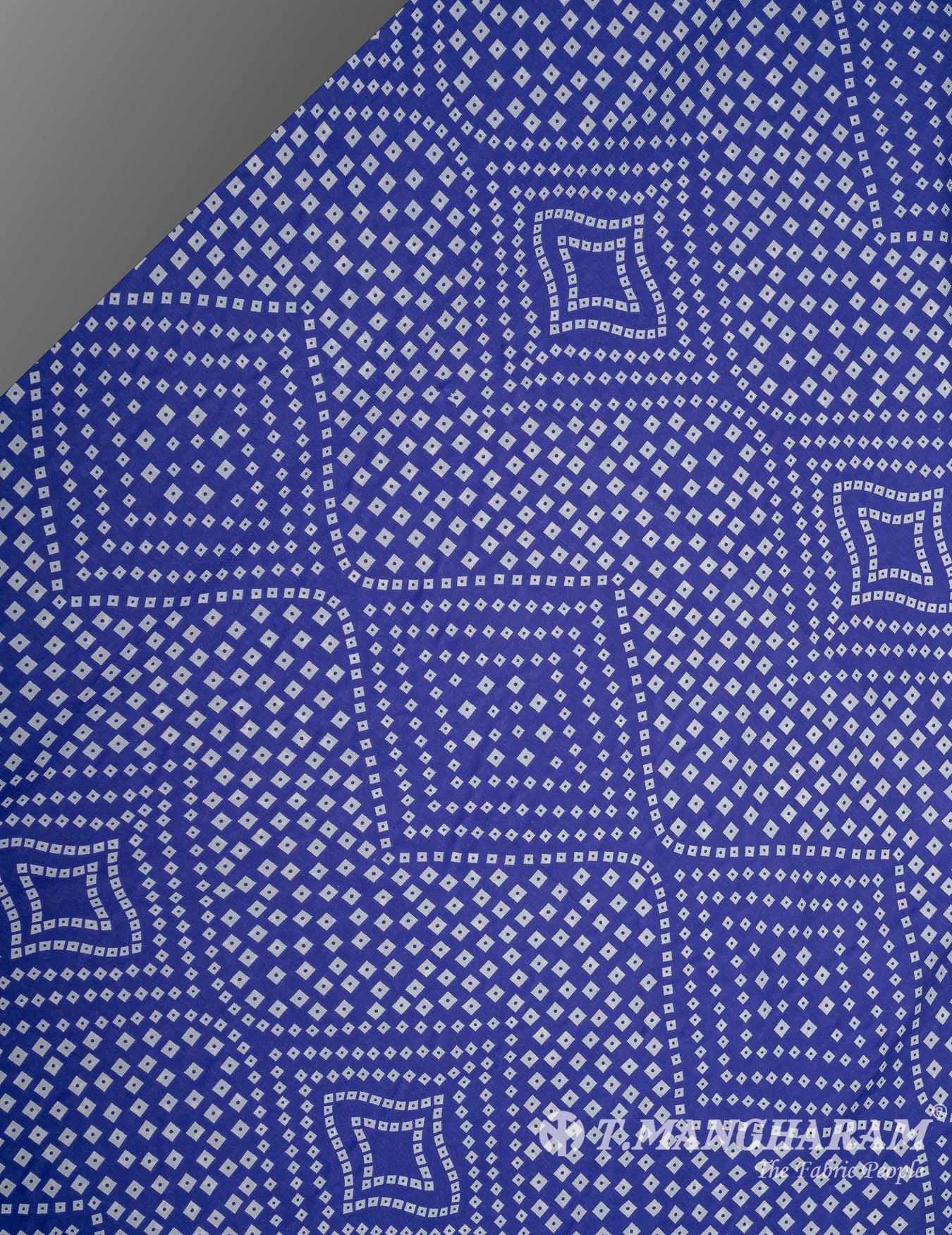 Blue Crepe Fabric - EC9871 view-2