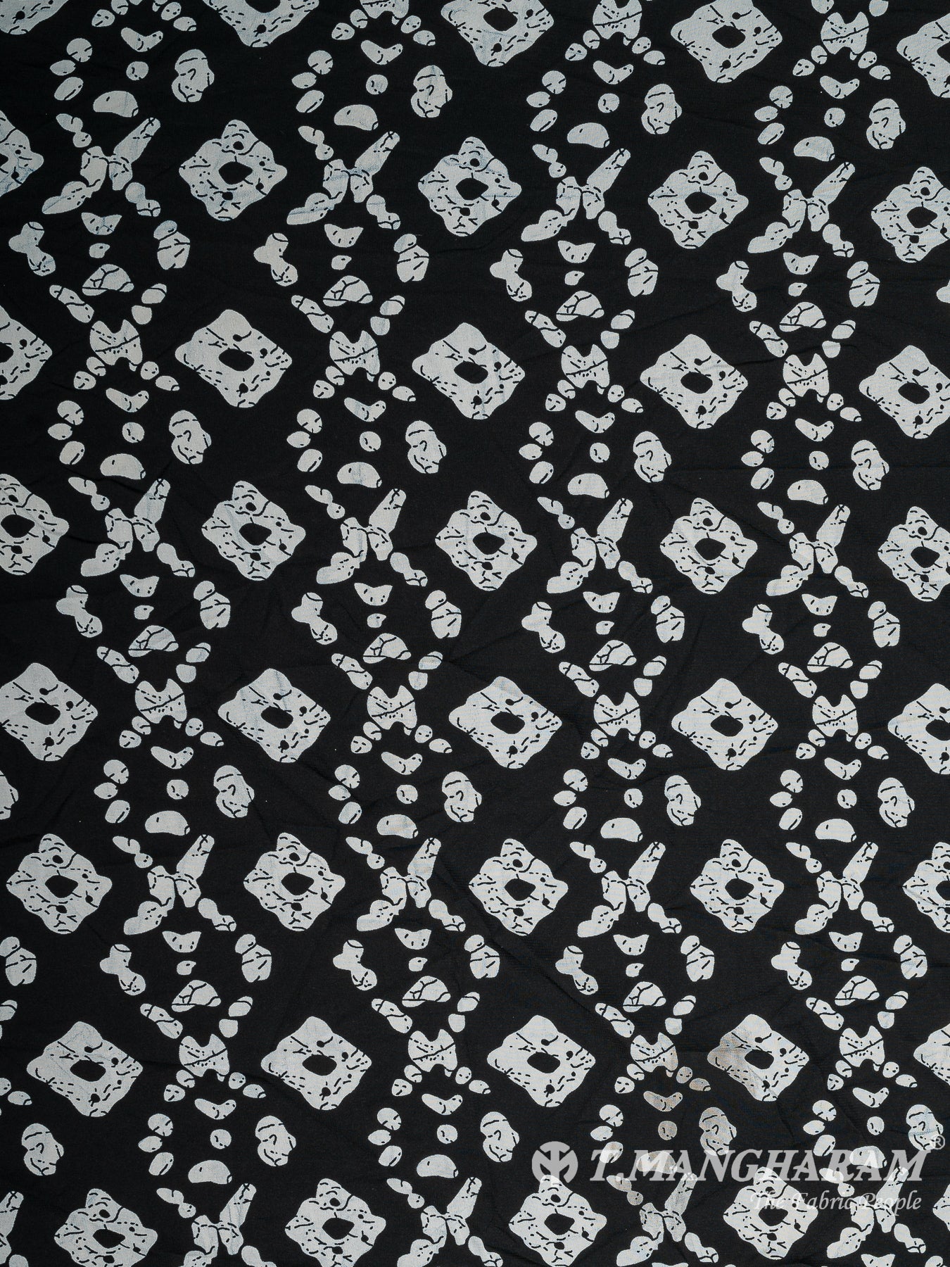 Black Crepe Fabric - EC9750 view-3