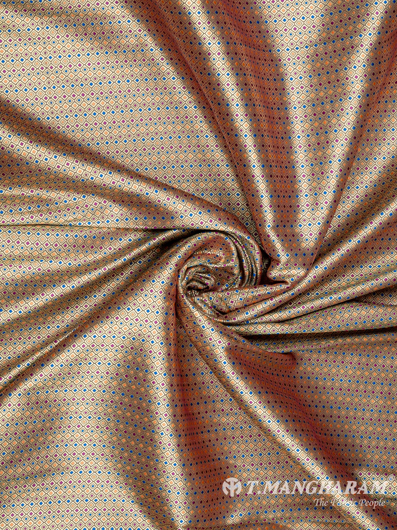 Gold Banaras Fabric - C9456 view-1