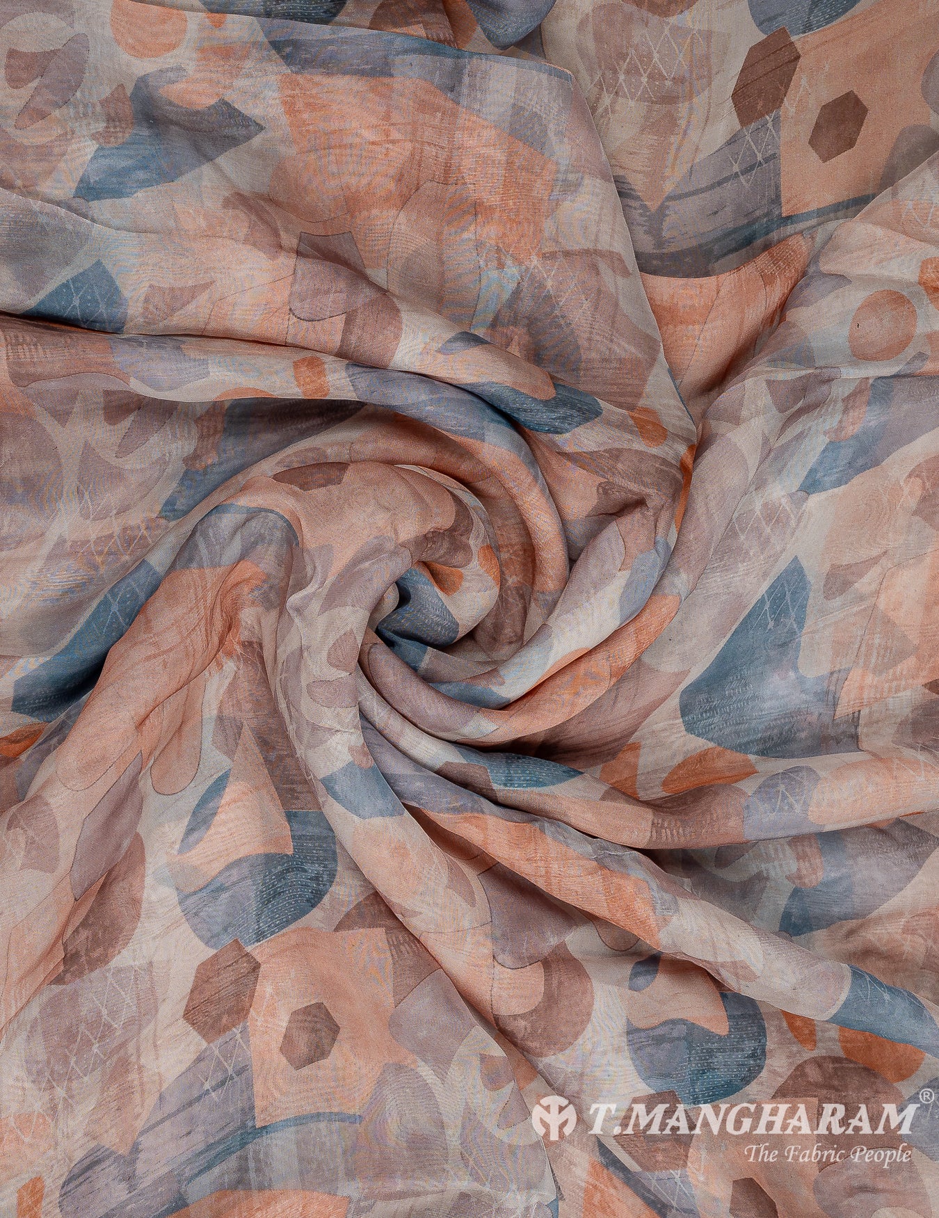 Multicolor Organza Tissue Fabric - EC9818 view-1