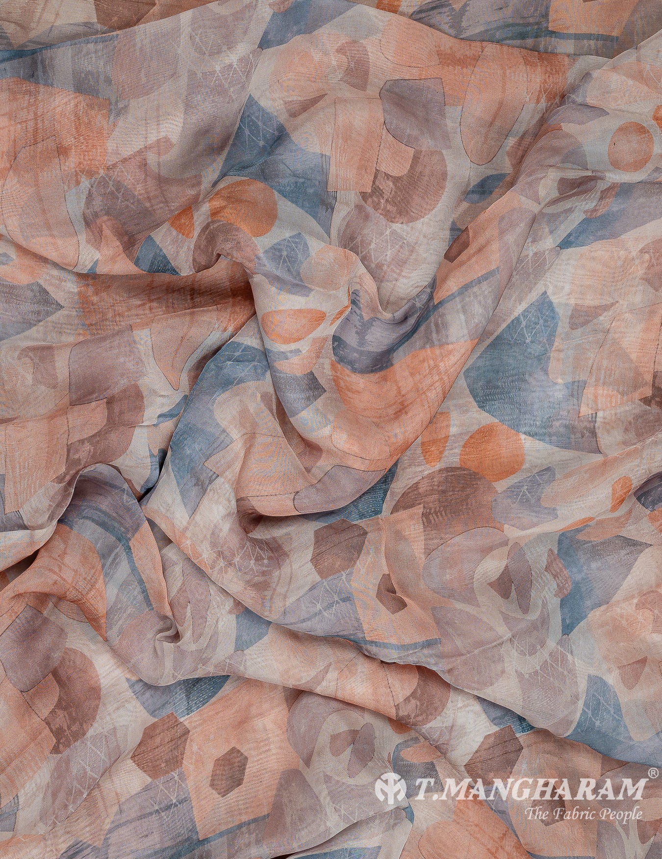 Multicolor Organza Tissue Fabric - EC9818 view-4