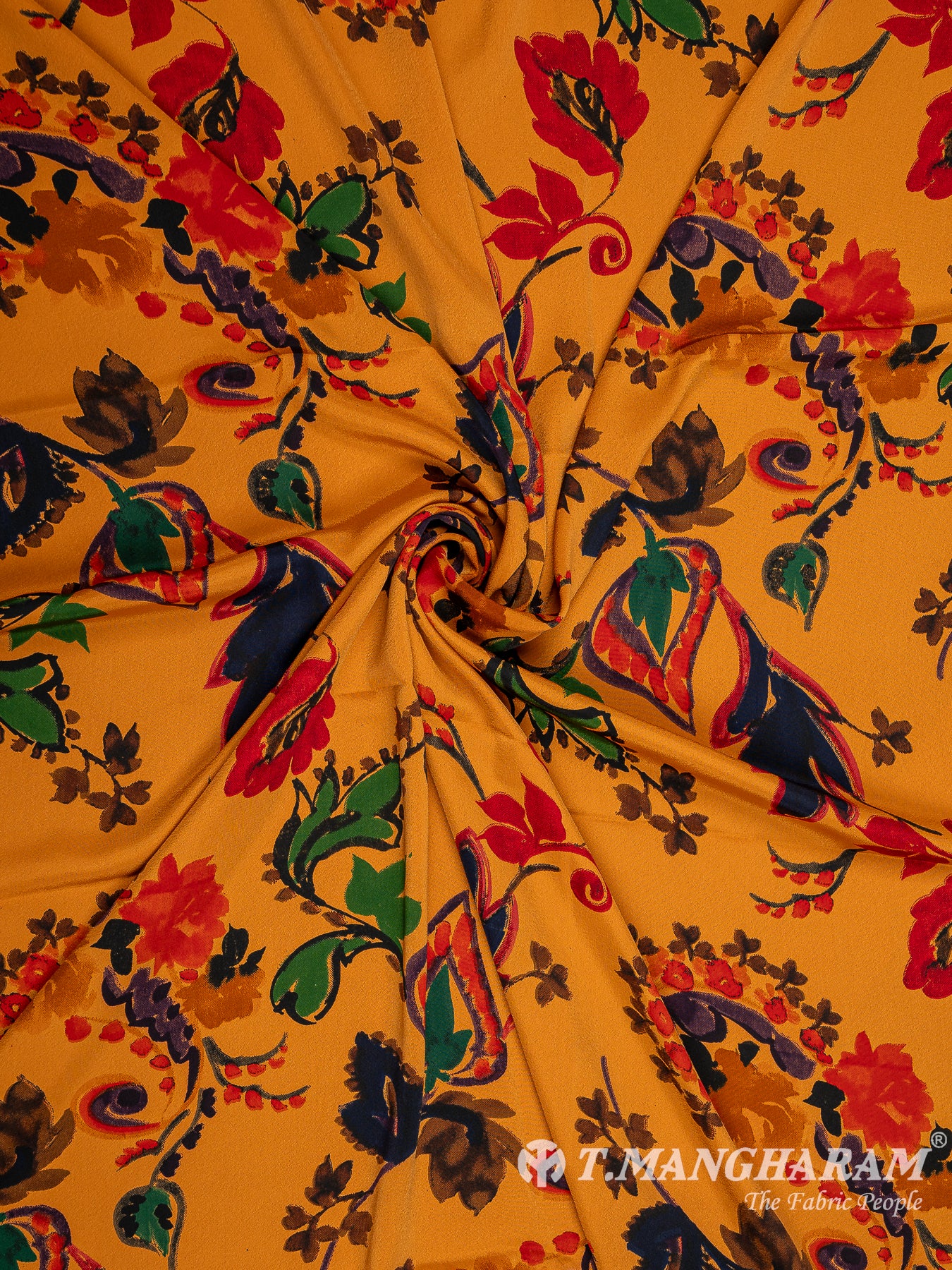 Multicolor Crepe Fabric - EB5947 view-1