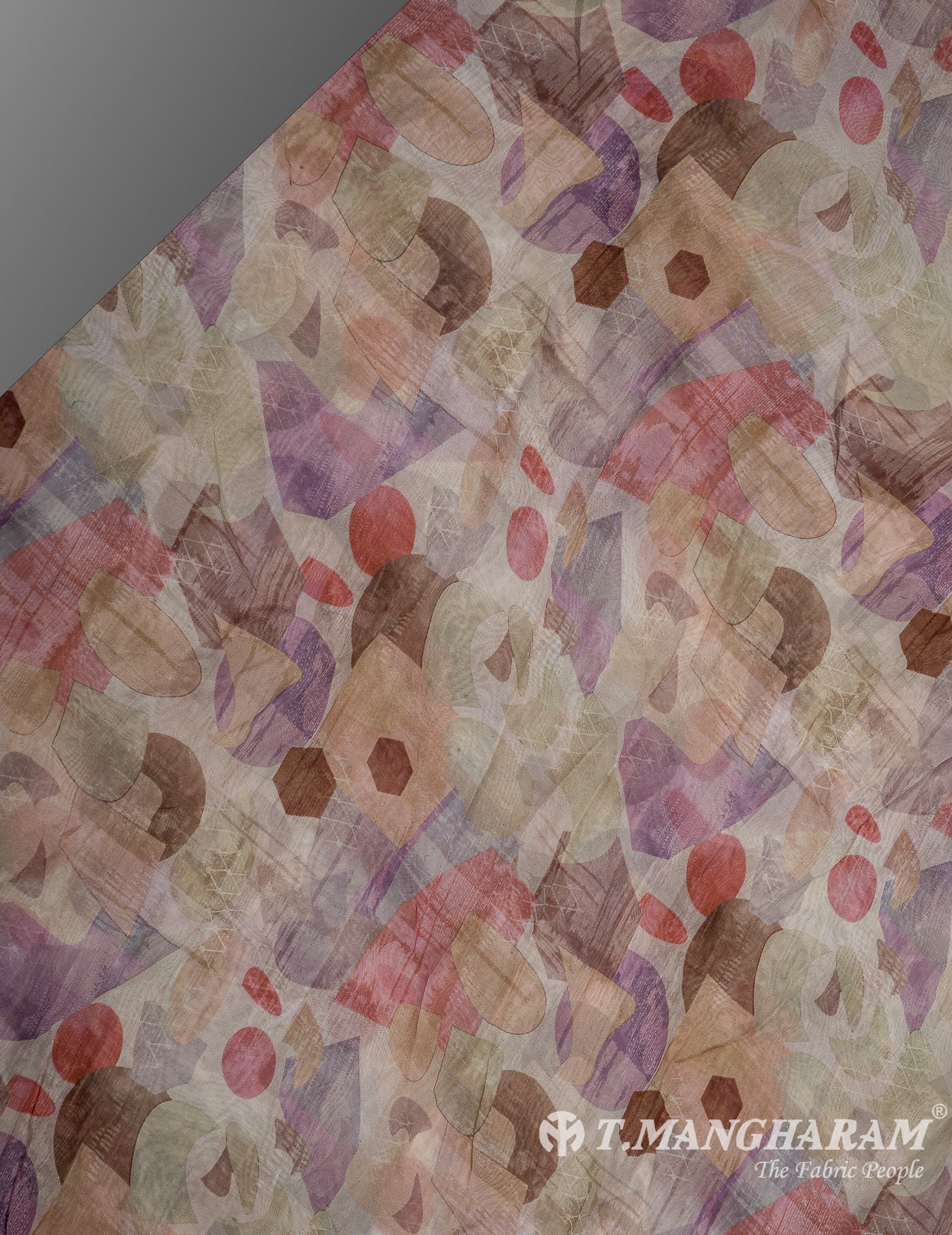 Multicolor Organza Tissue Fabric - EC9819 view-2