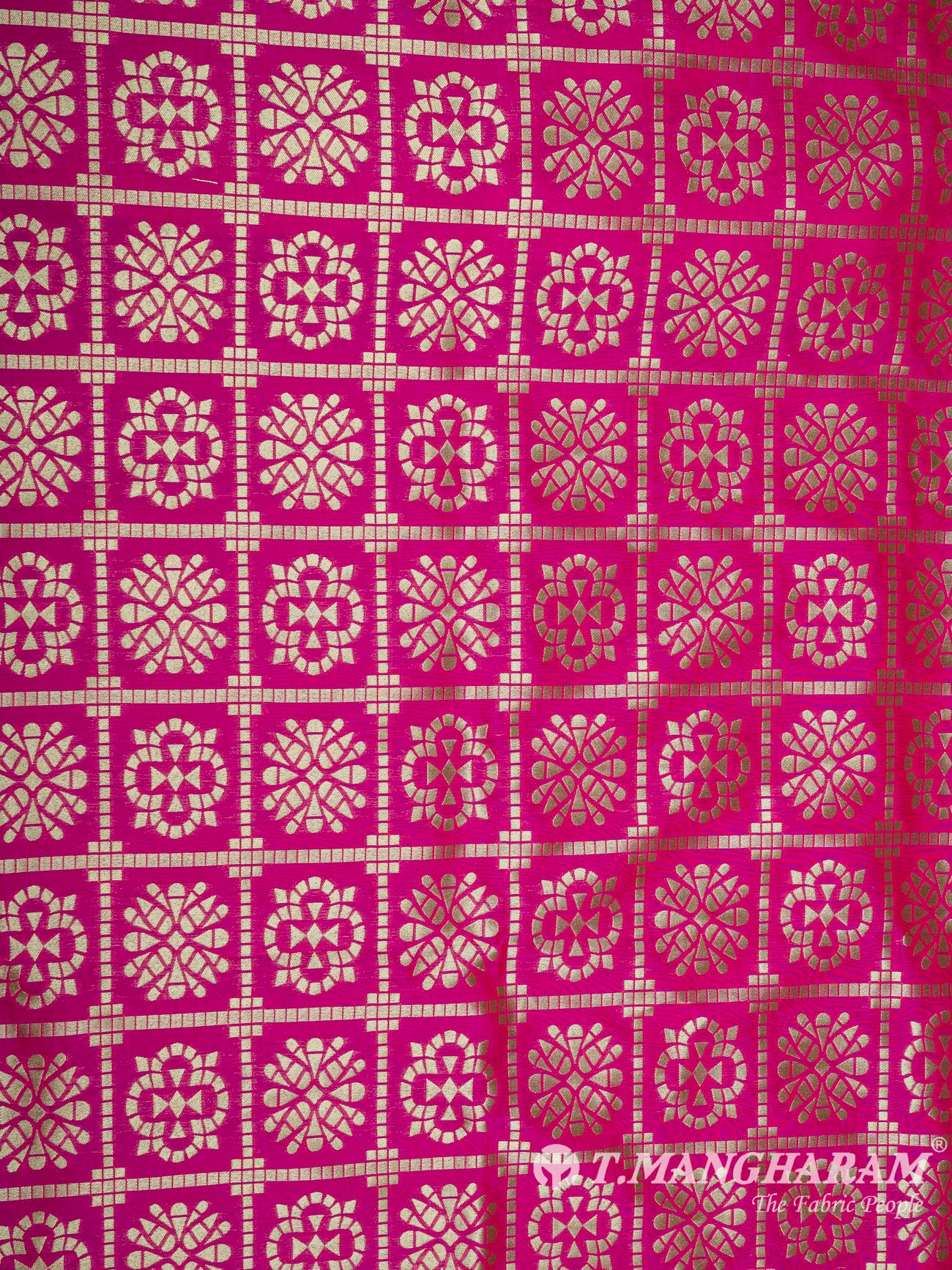 Pink Banaras Fabric - EC9458 view-3