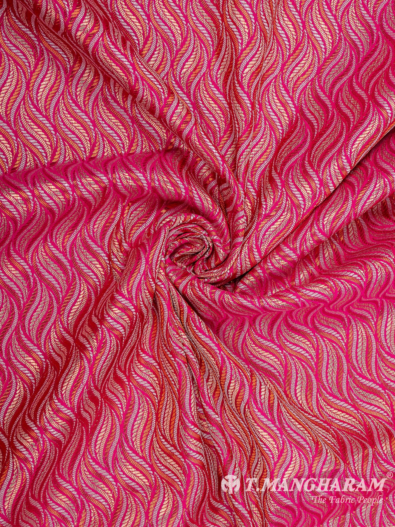 Multicolor Semi Banaras Fabric - EB6704 view-1