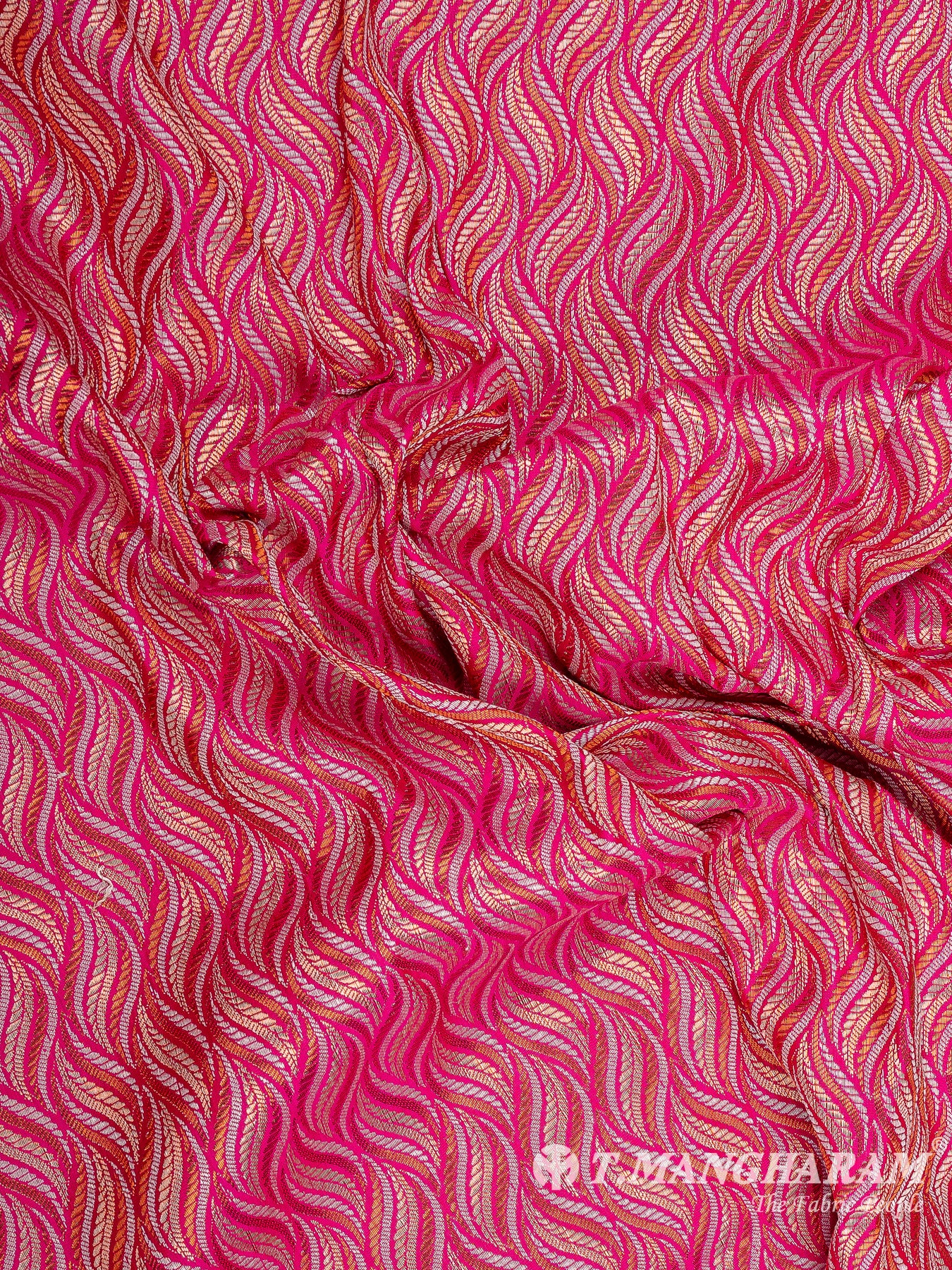 Multicolor Semi Banaras Fabric - EB6704 view-4