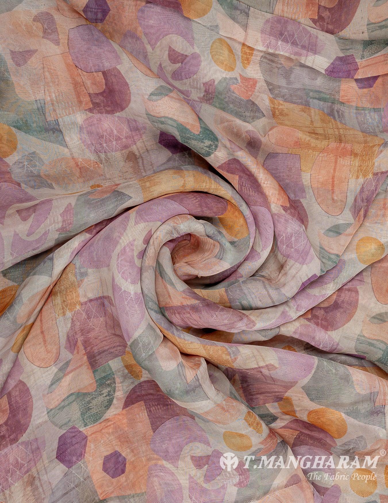 Multicolor Organza Tissue Fabric - EC9820 view-1