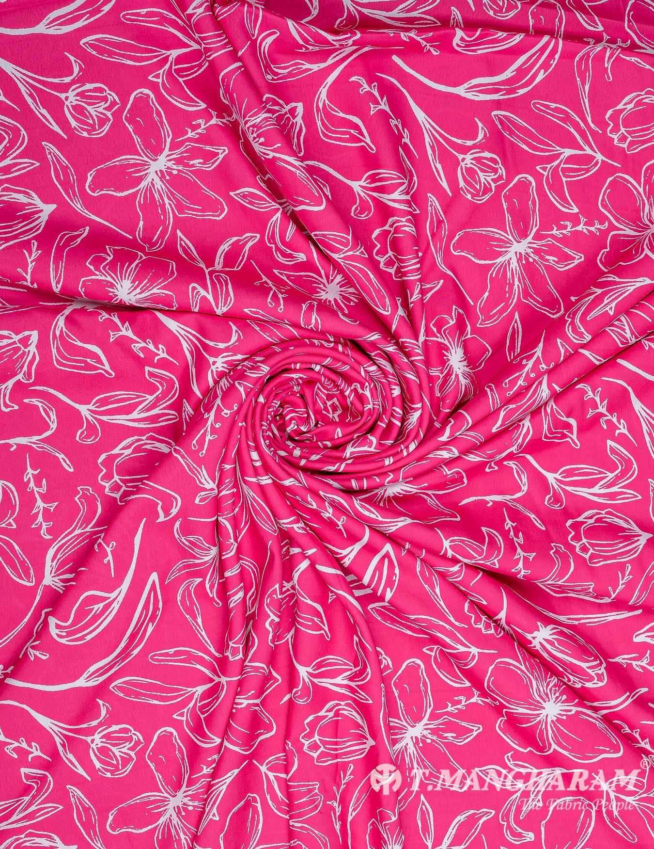 Pink Crepe Fabric - EC9891 view-1