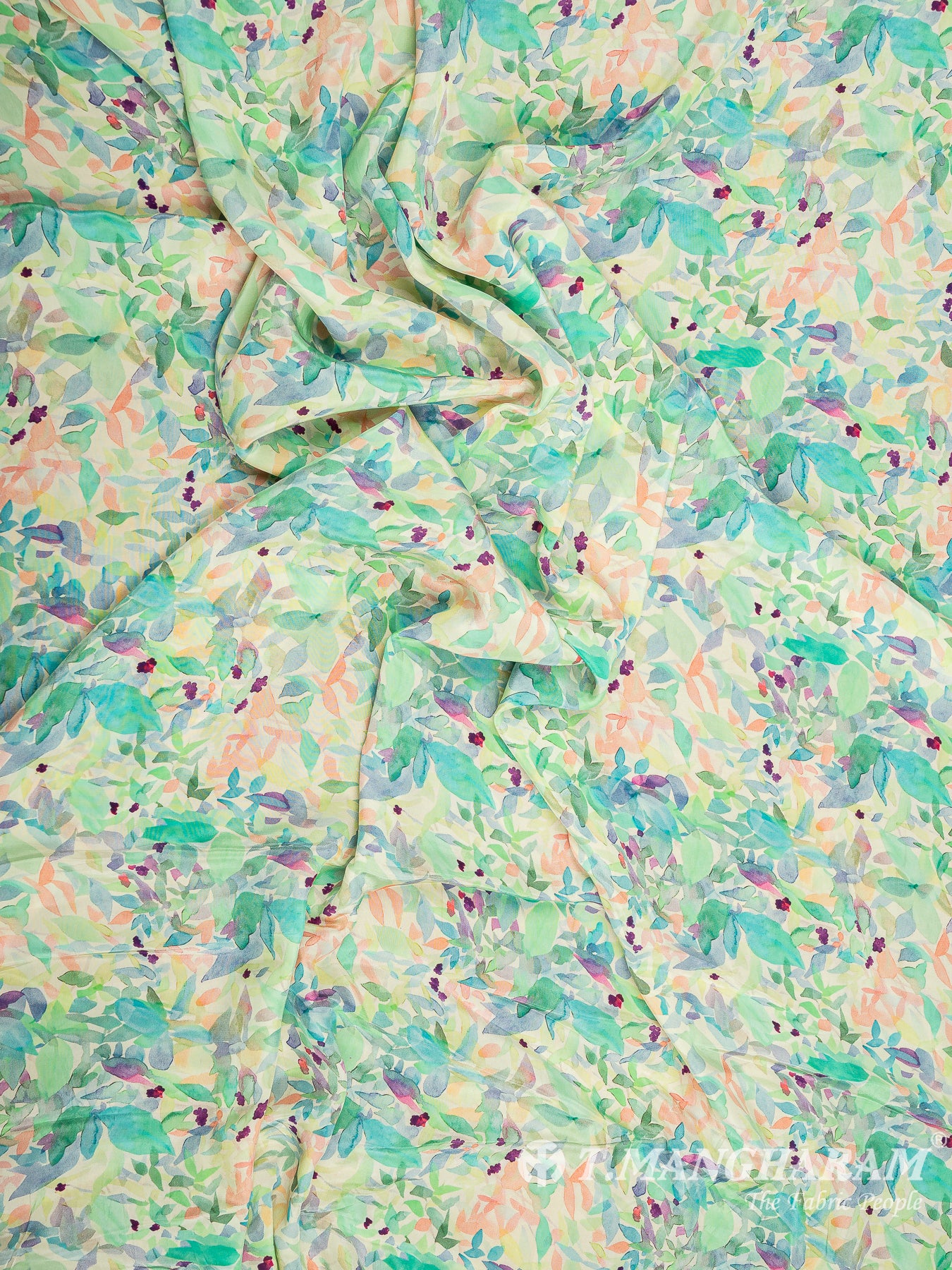 Multicolor Crepe Fabric - EB5984 view-4