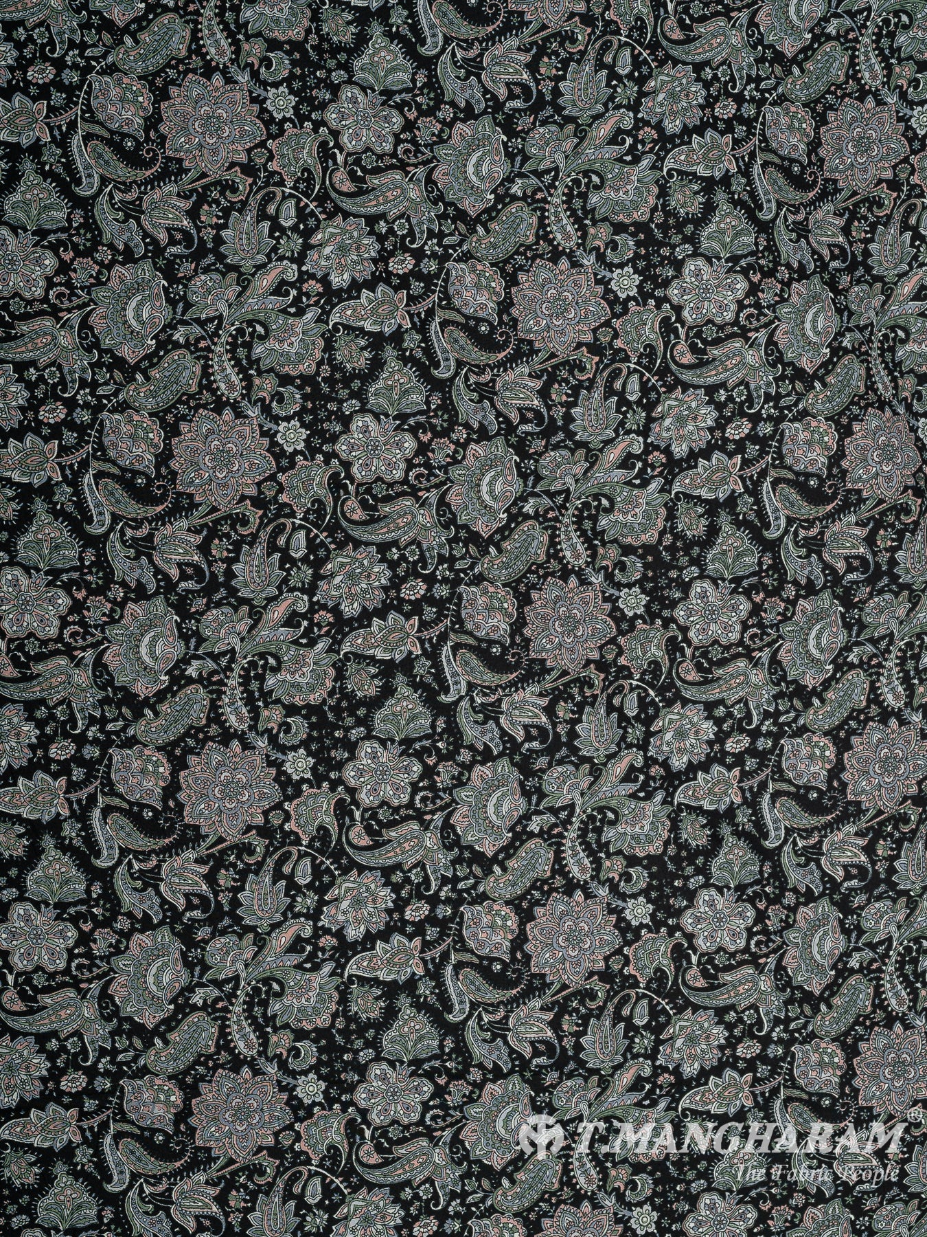 Black Crepe Fabric - EC8926 view-3