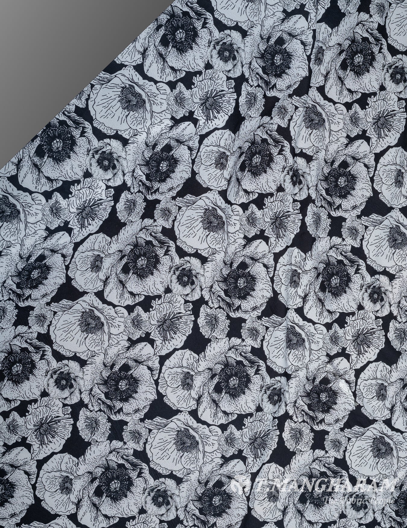 Black Crepe Fabric - EC9896 view-2