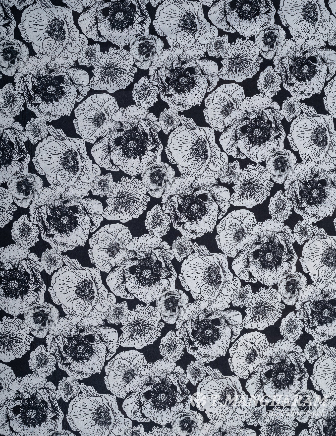 Black Crepe Fabric - EC9896 view-3