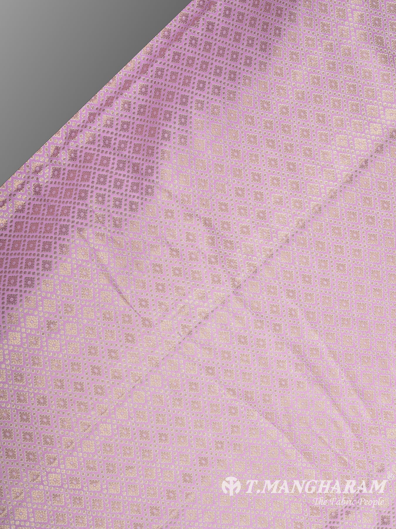 Pink Semi Banaras Fabric - EB6714 view-2