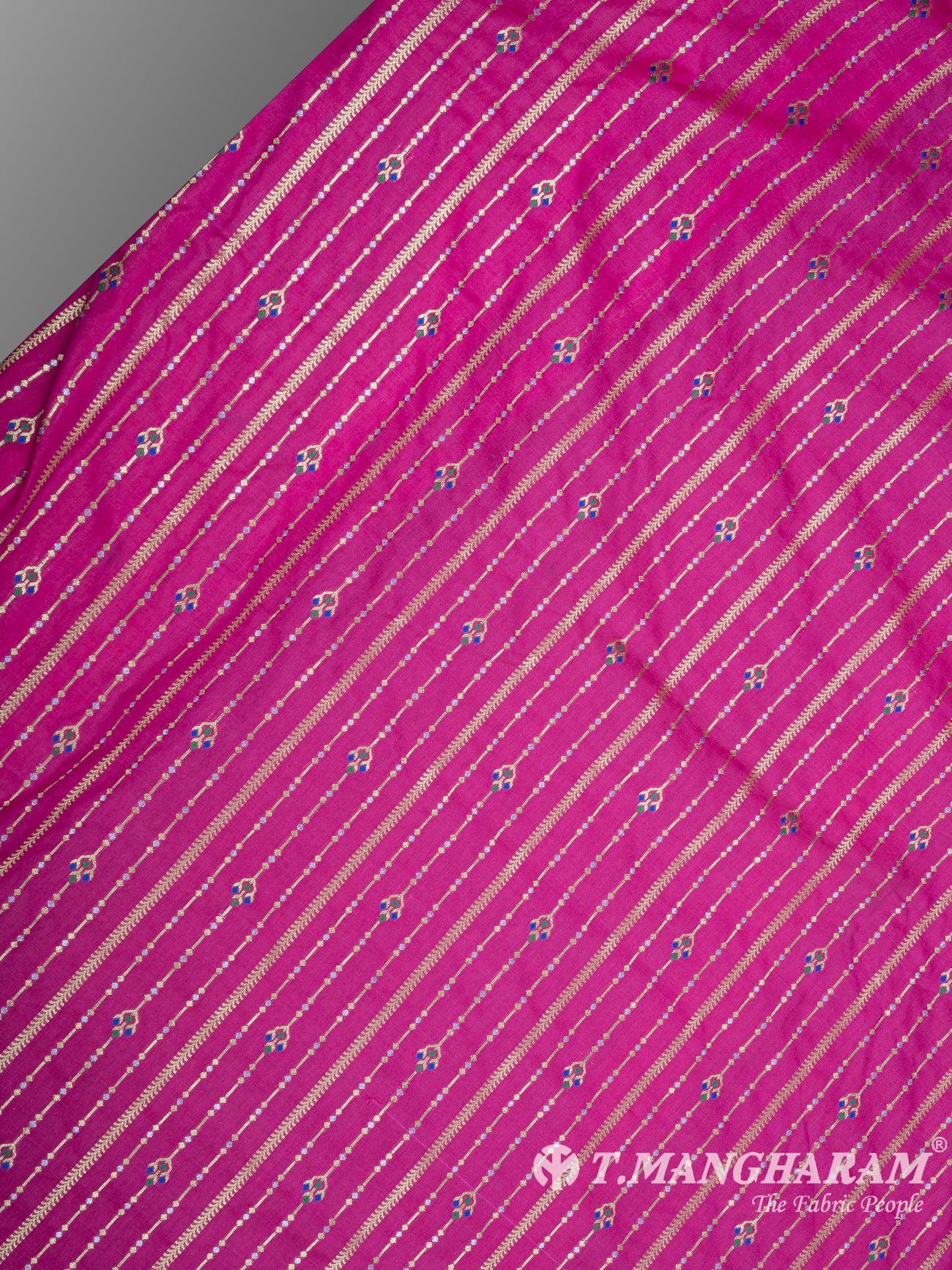 Pink Banaras Fabric - EC9490 view-2