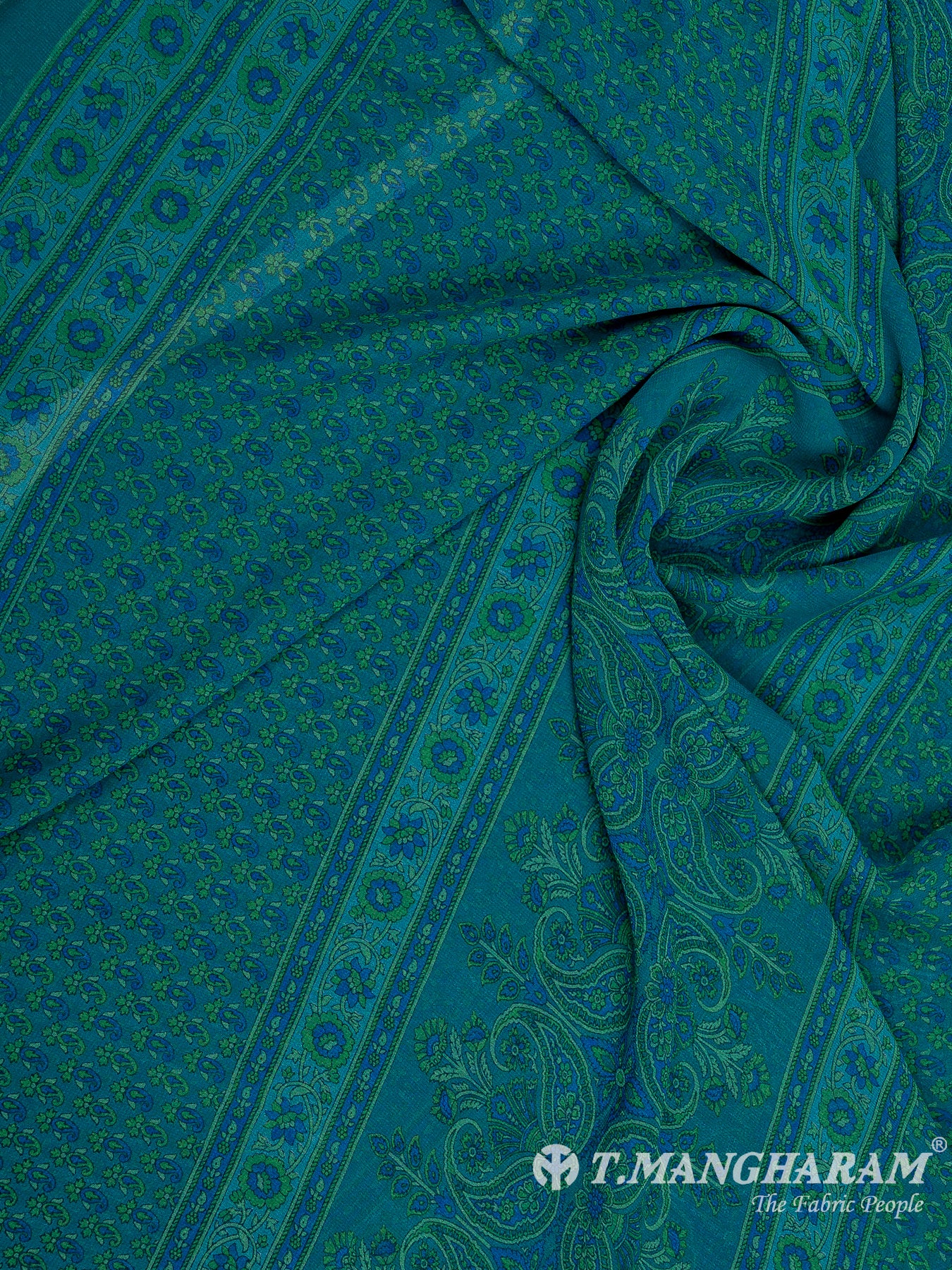 Multicolor Crepe Chudidhar Fabric Set - EH1622 veiw-3