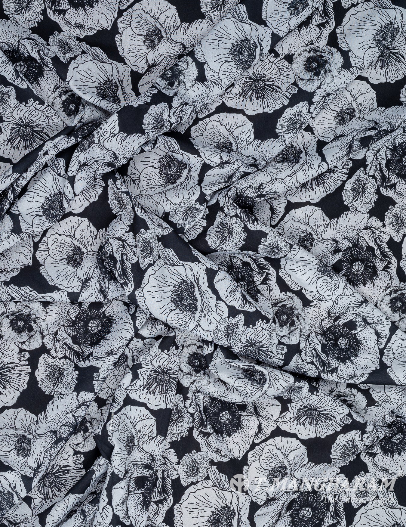 Black Crepe Fabric - EC9896 view-4