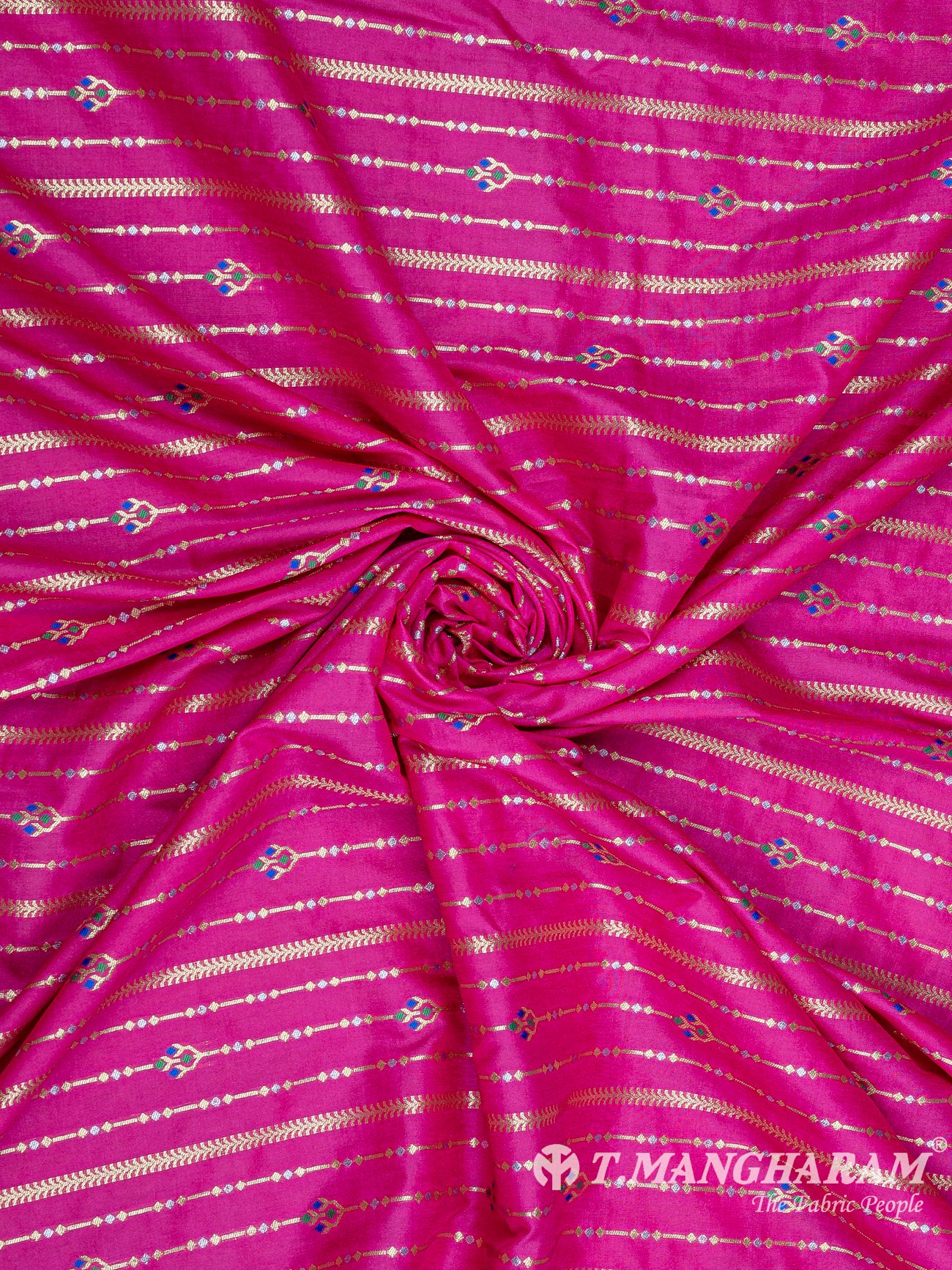 Pink Banaras Fabric - EC9490 view-1