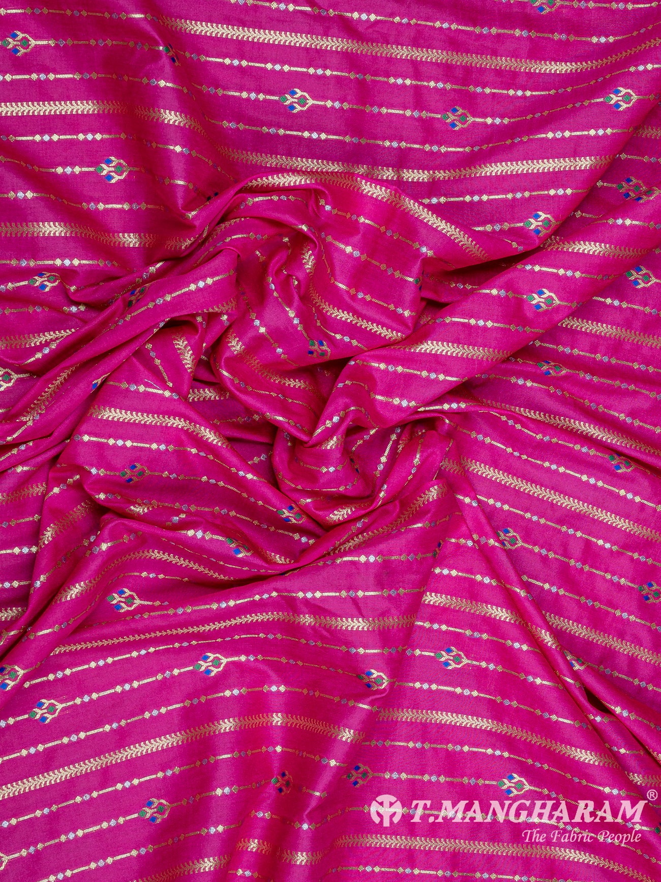 Pink Banaras Fabric - EC9490 view-4