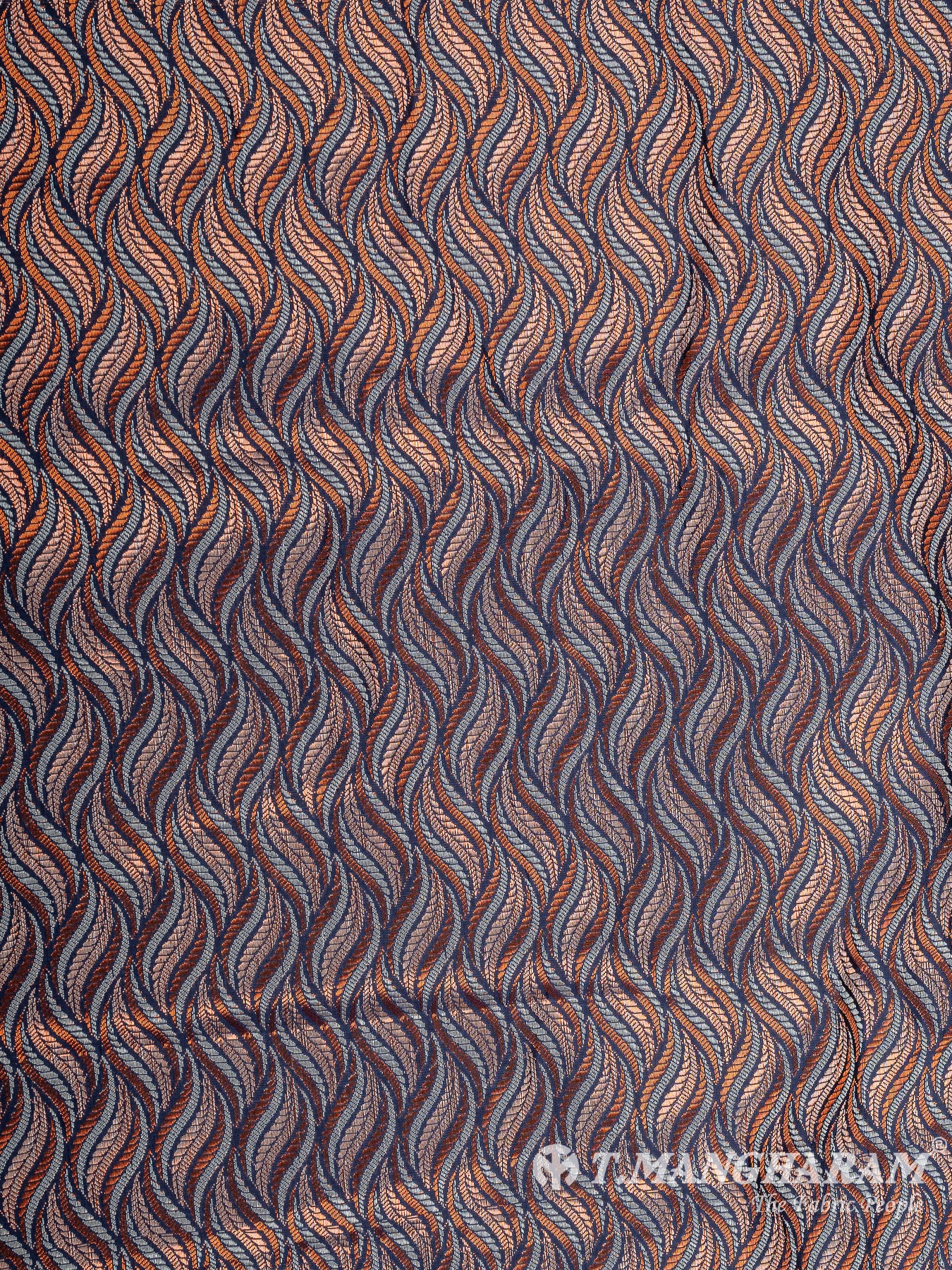 Multicolor Semi Banaras Fabric - EB6706 view-3