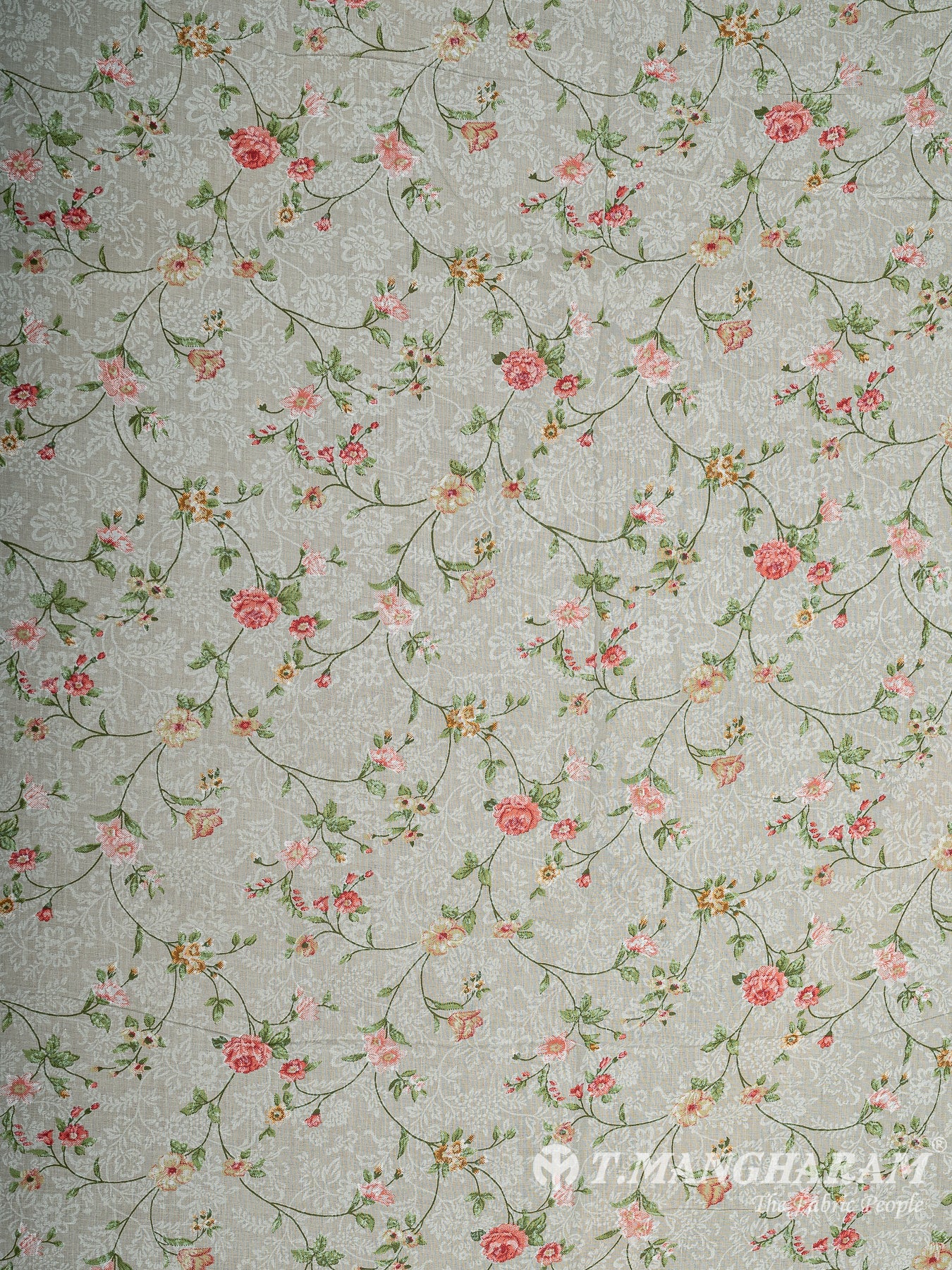 Cream Cotton Fabric - EB7886 view-3