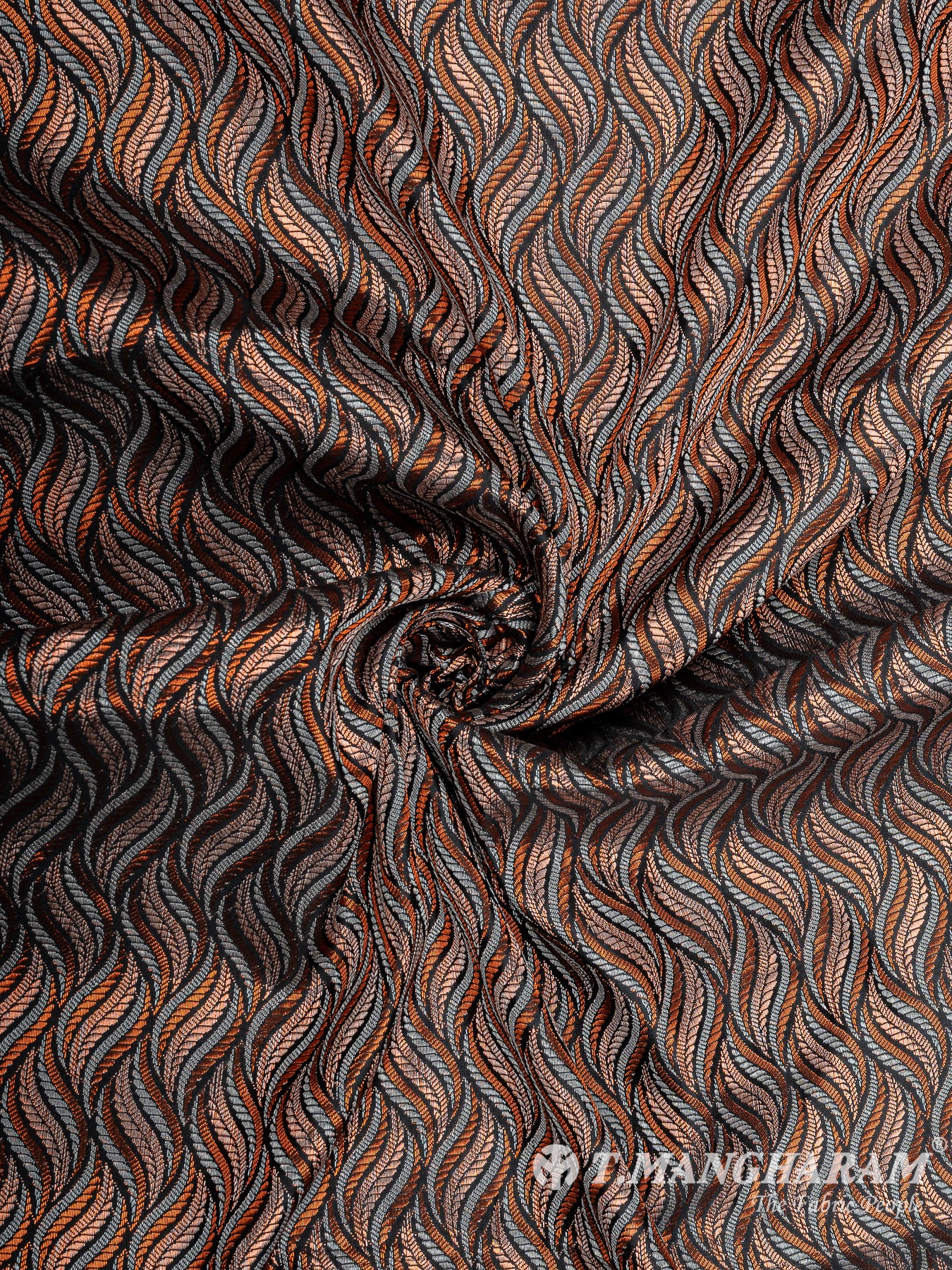 Multicolor Semi Banaras Fabric - EB6705 view-1