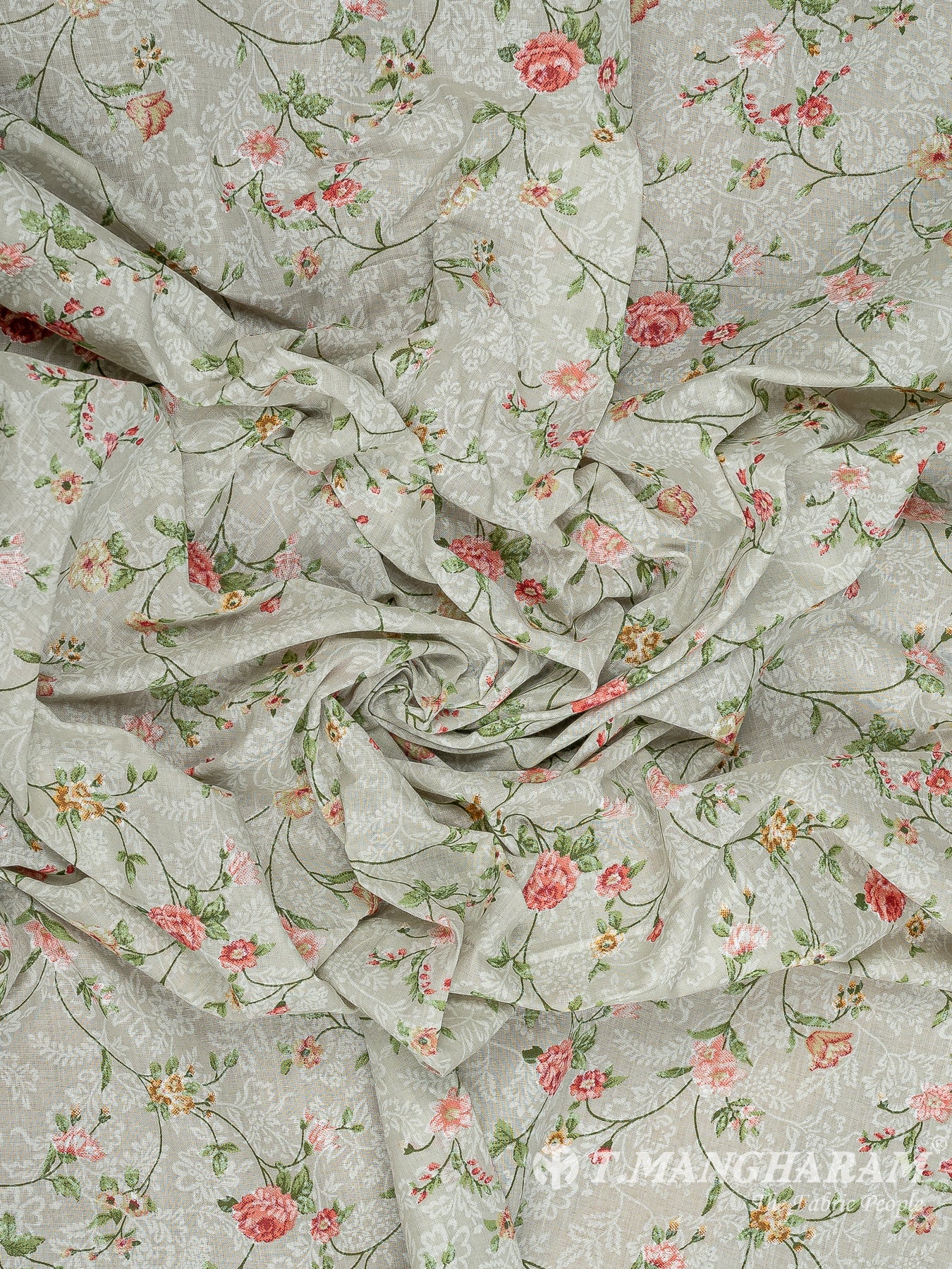 Cream Cotton Fabric - EB7886 view-4