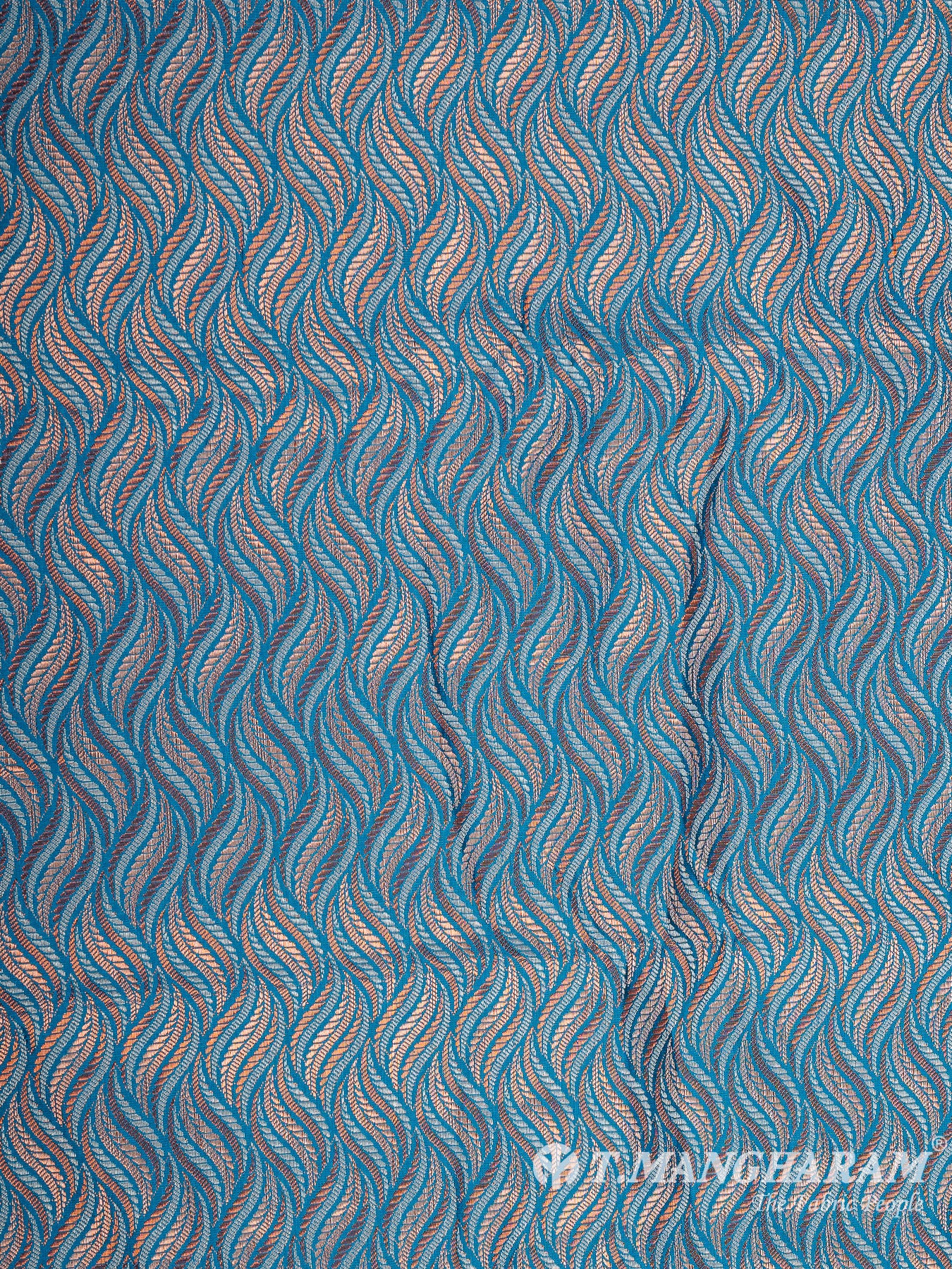 Multicolor Semi Banaras Fabric - EB6701 view-3