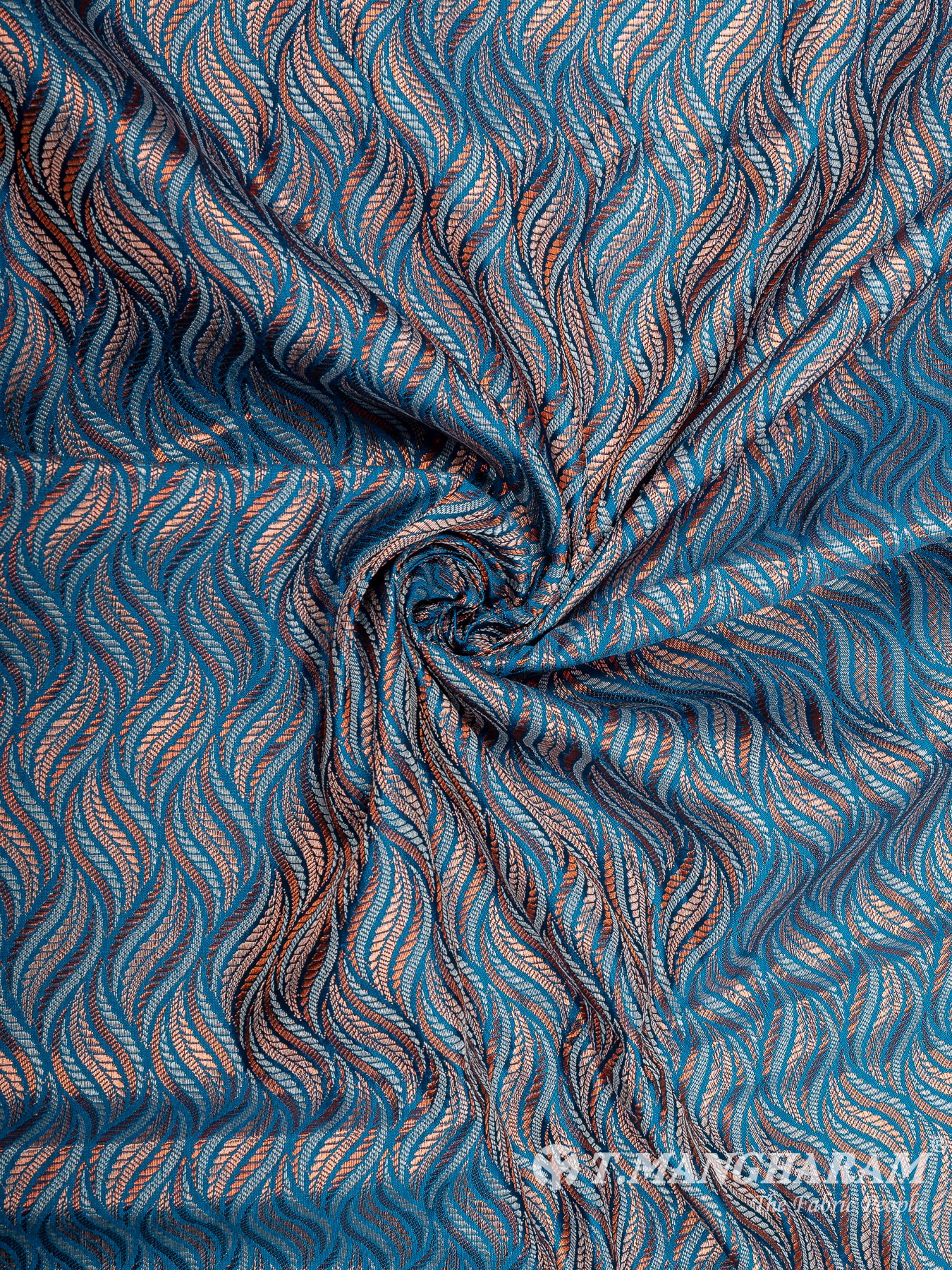 Multicolor Semi Banaras Fabric - EB6701 view-1