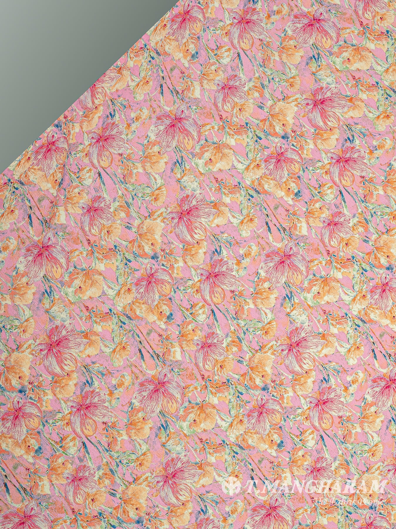 Pink Crepe Fabric - EC8928 view-2