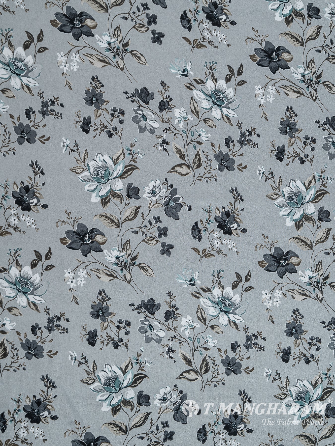 Grey Satin Fabric - EB5845 view-3