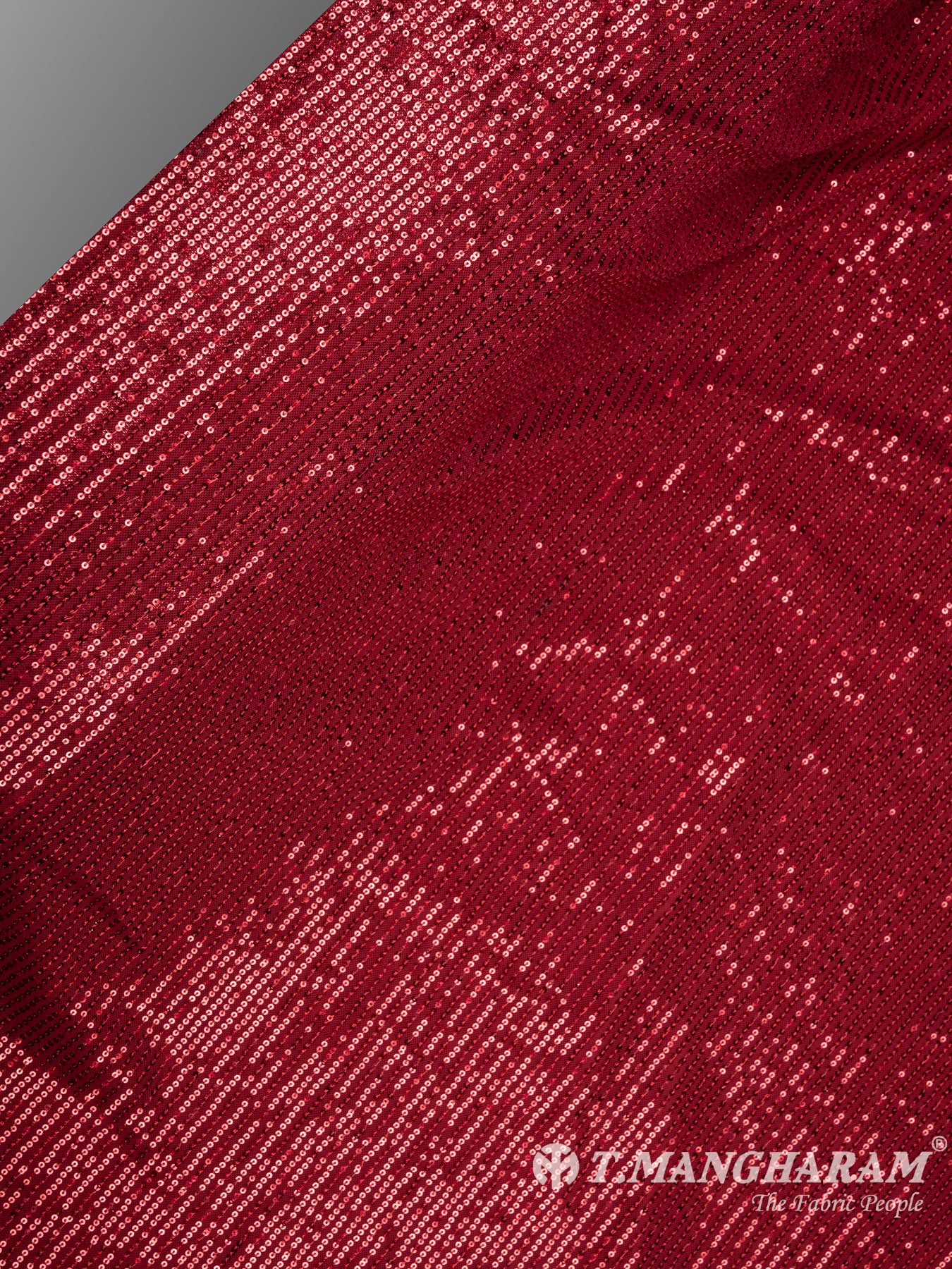 Maroon Fancy Net Fabric - EC8590 view-2