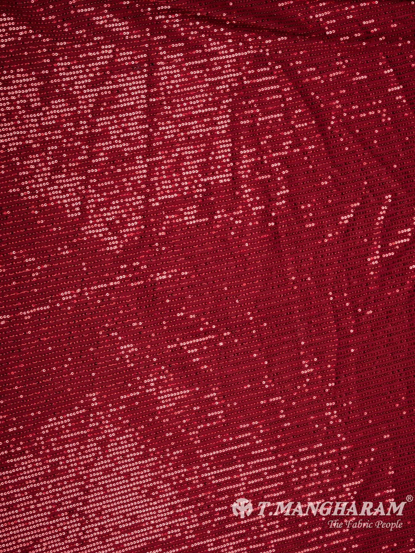 Maroon Fancy Net Fabric - EC8590 view-3