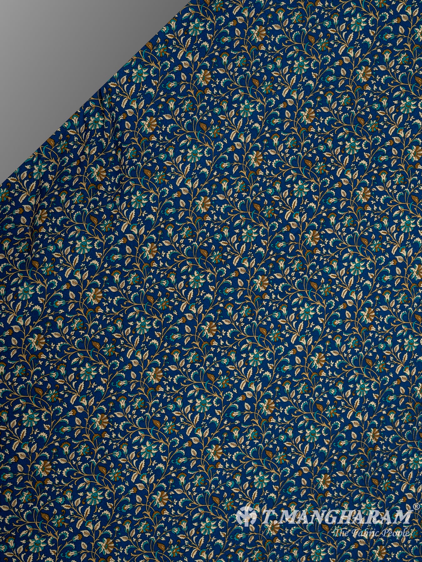 Blue Crepe Fabric - EC8949 view-2