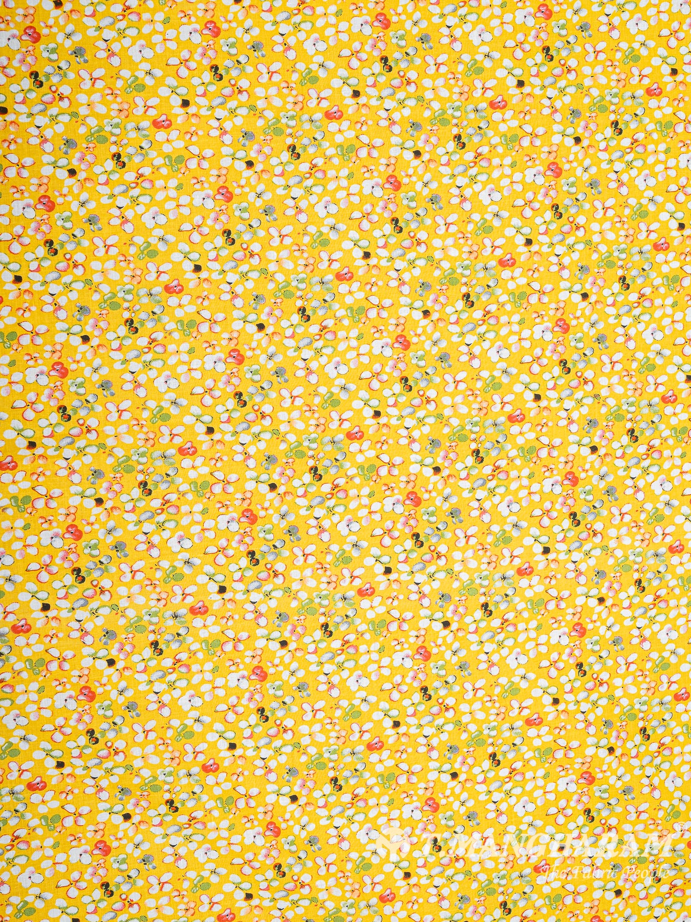 Yellow Cotton Fabric - EB5894 view-3